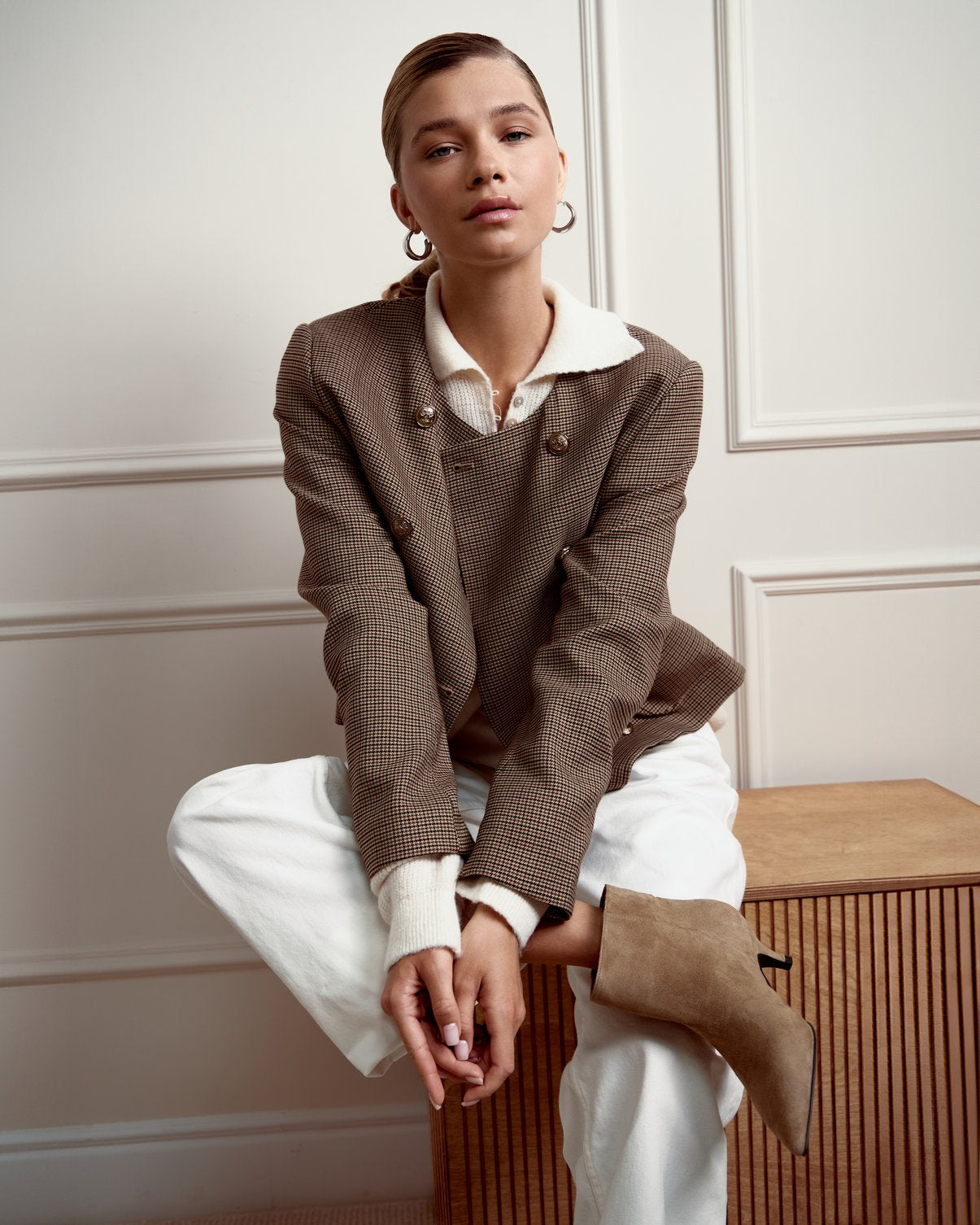 Ботильоны Issy Beige