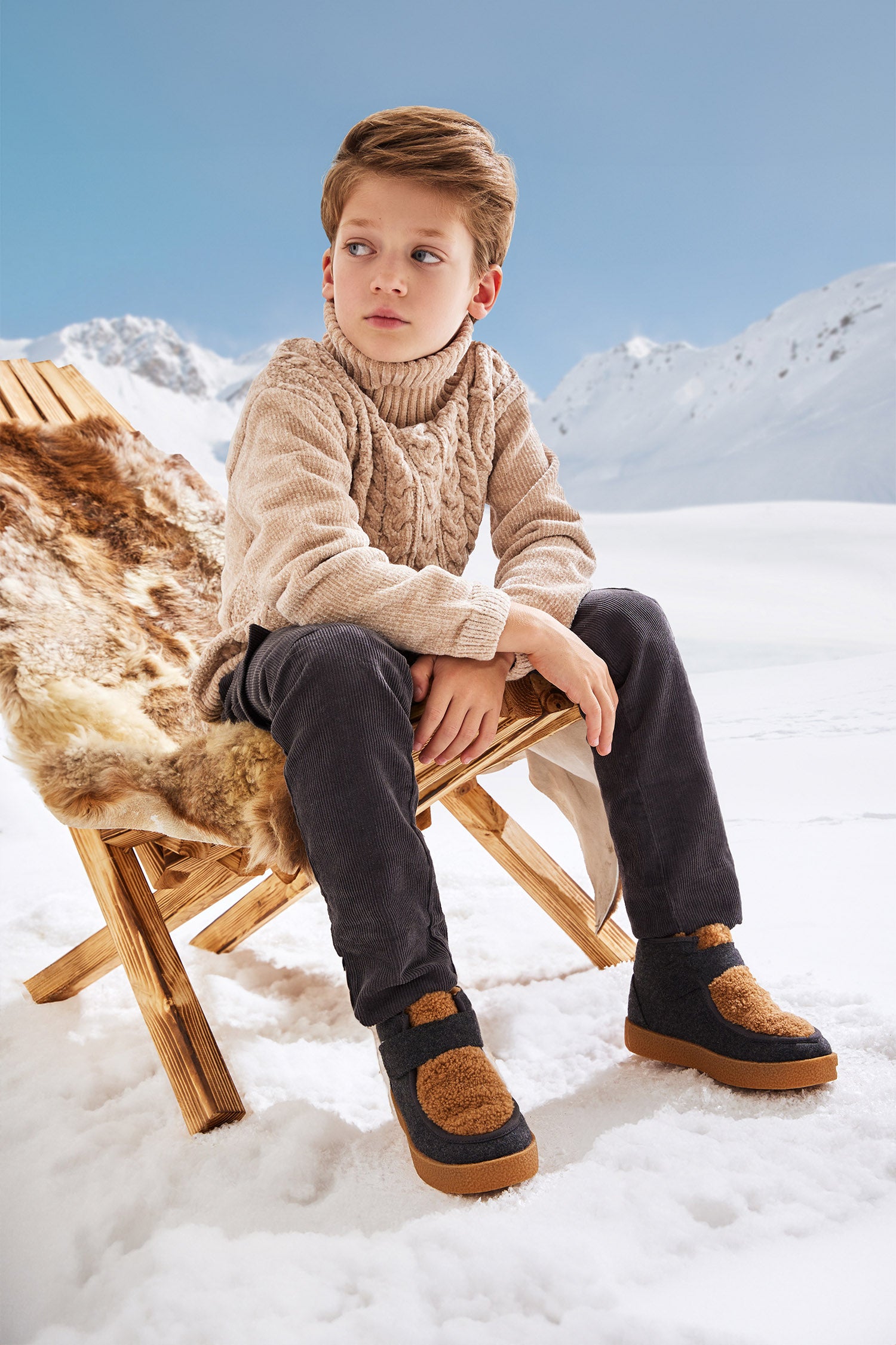 Ботинки Kai Dark Grey/Beige