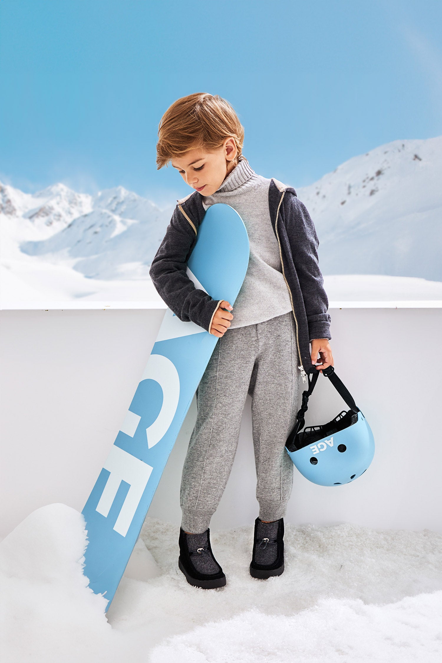 Ботинки Aspen Wool Black/Dark Grey