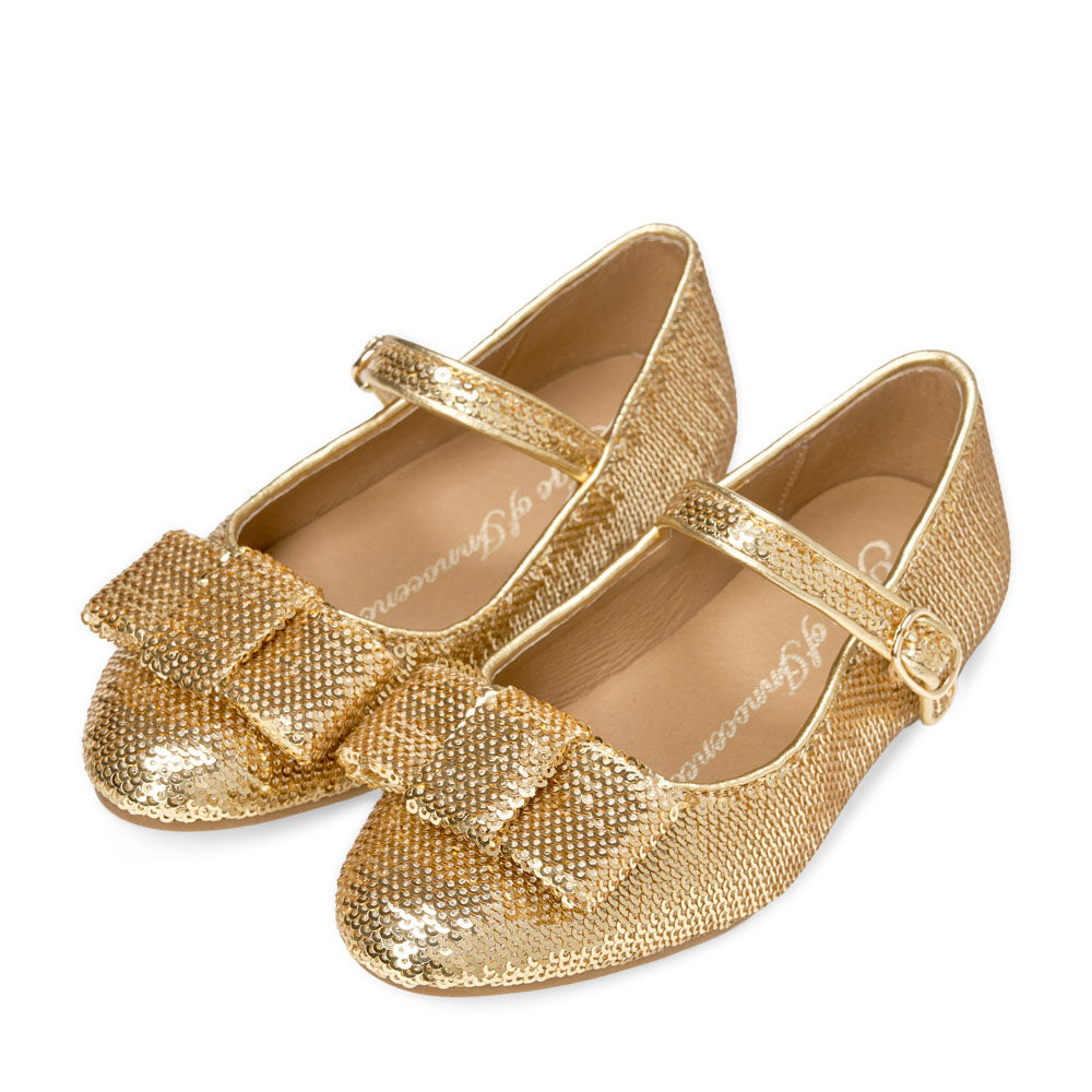 Туфли Ellen Sequins Gold