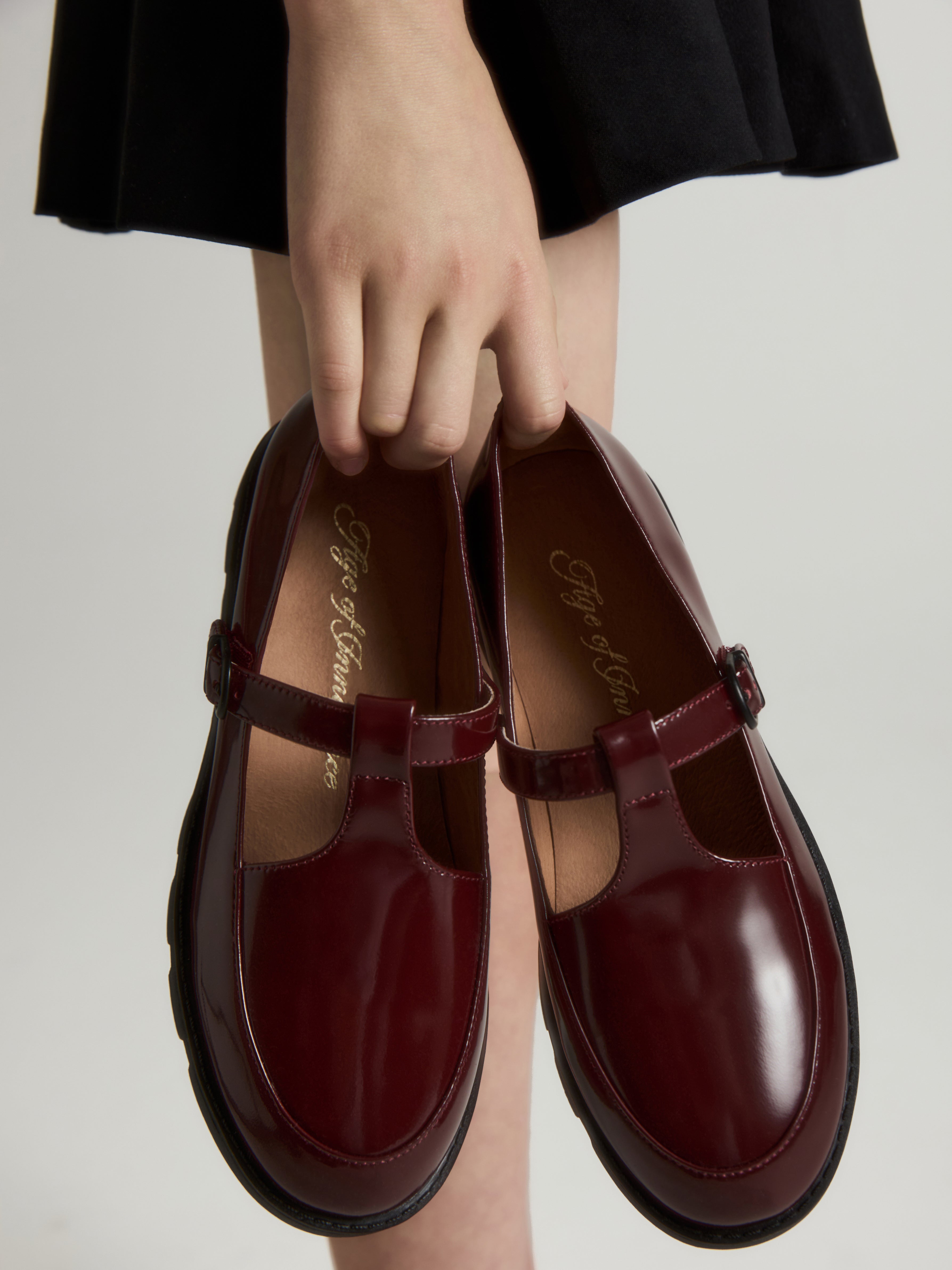 Туфли Berta Leather Burgundy