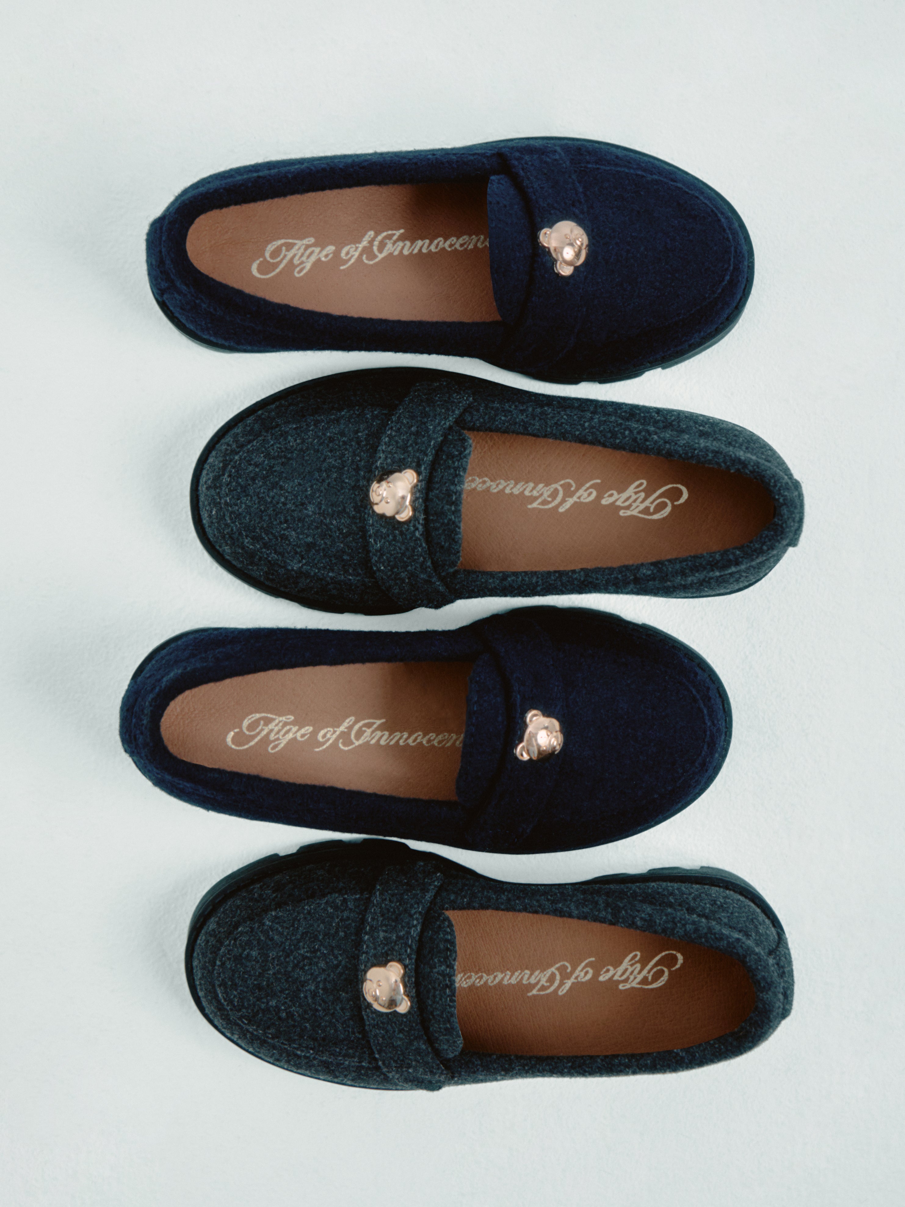 Лоферы Parker Wool Navy