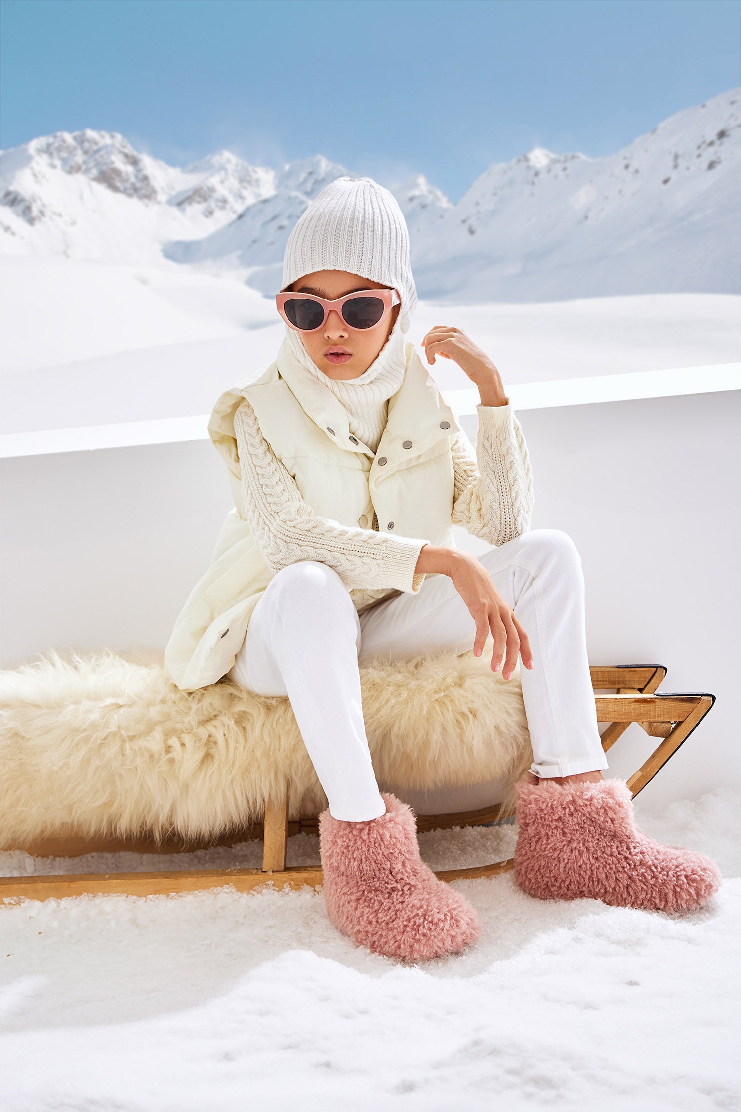 Сапожки Yuki Pink