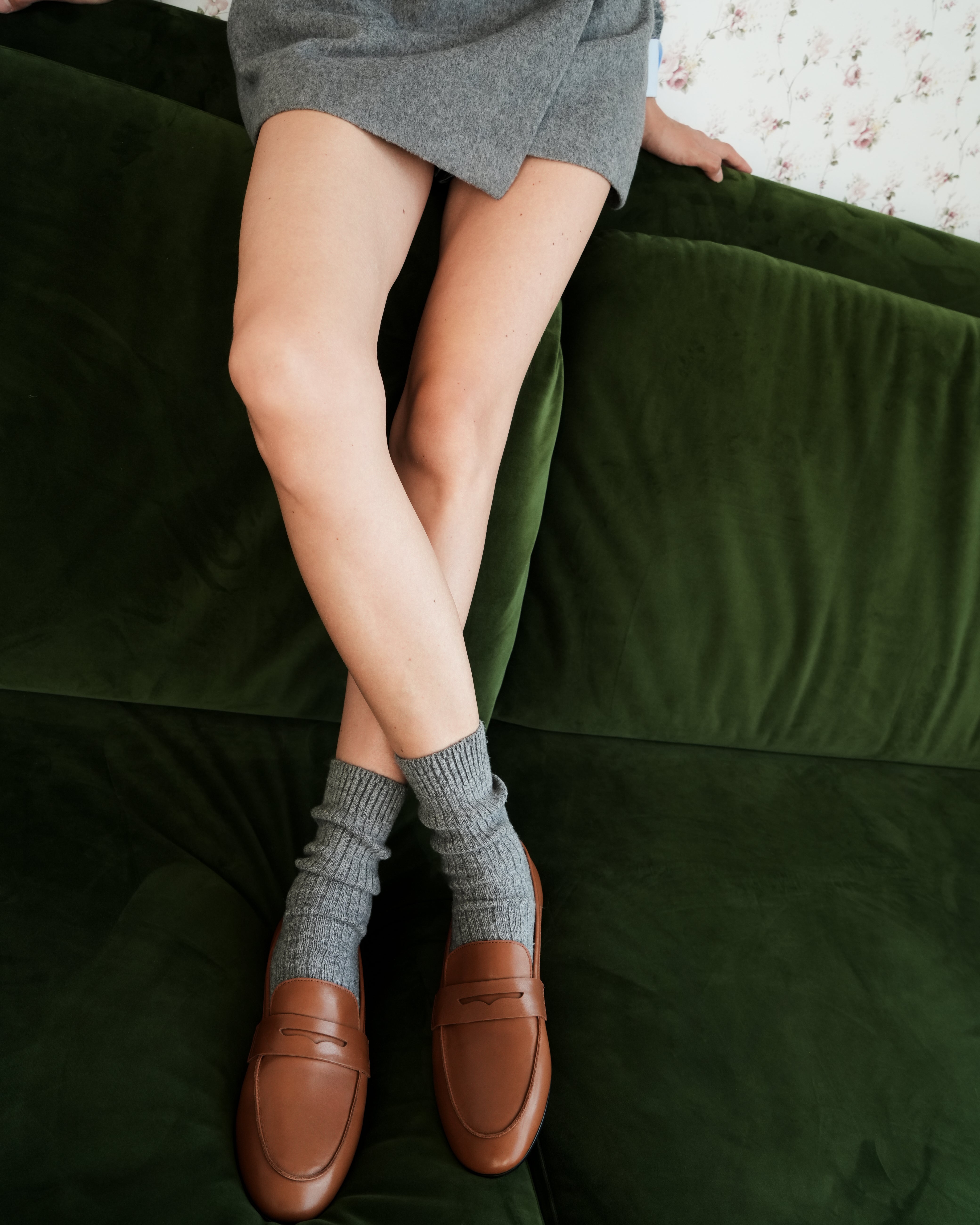 Лоферы Farley Leather Camel