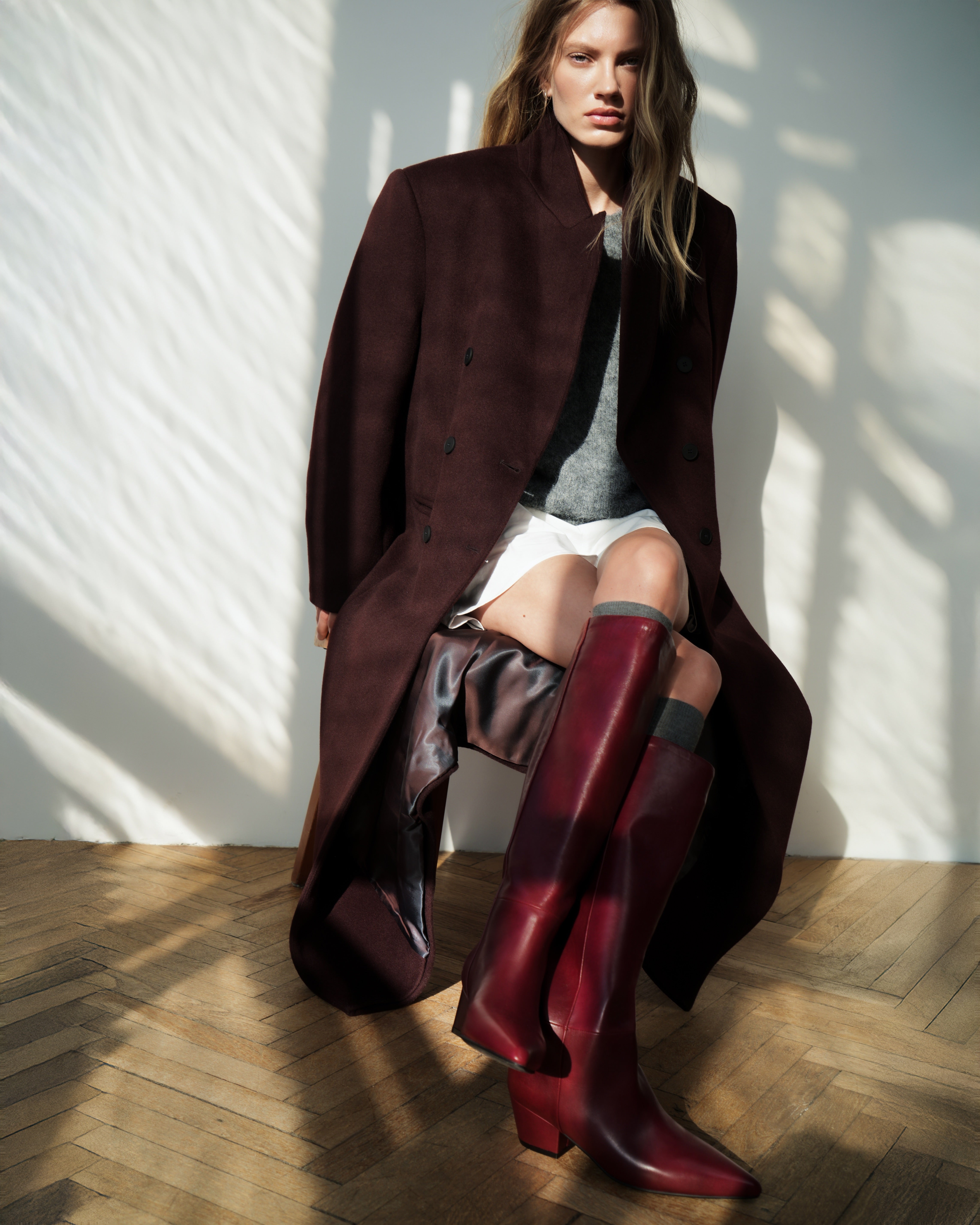 Сапоги Petra Burgundy