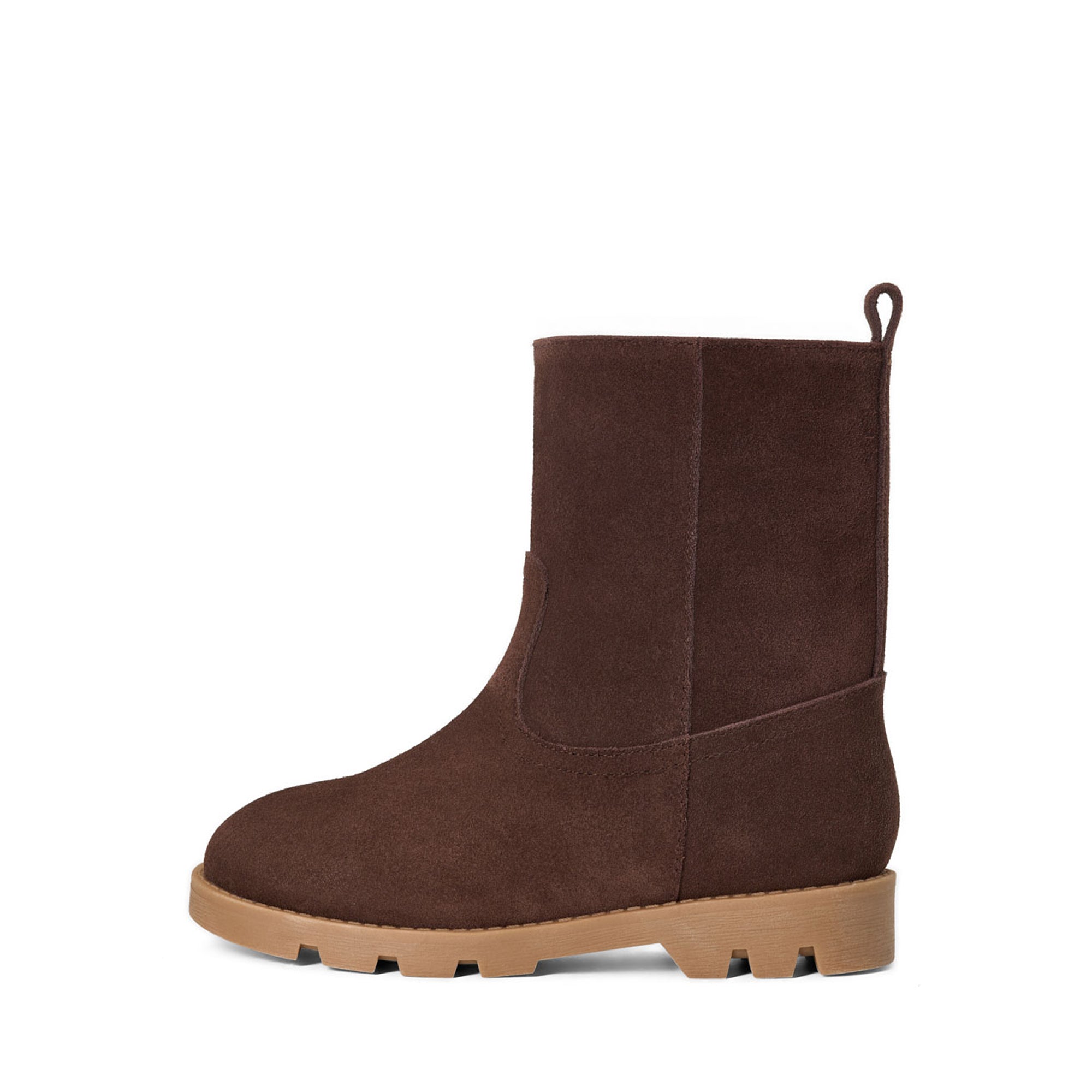 Сапожки Carine Suede Chocolate