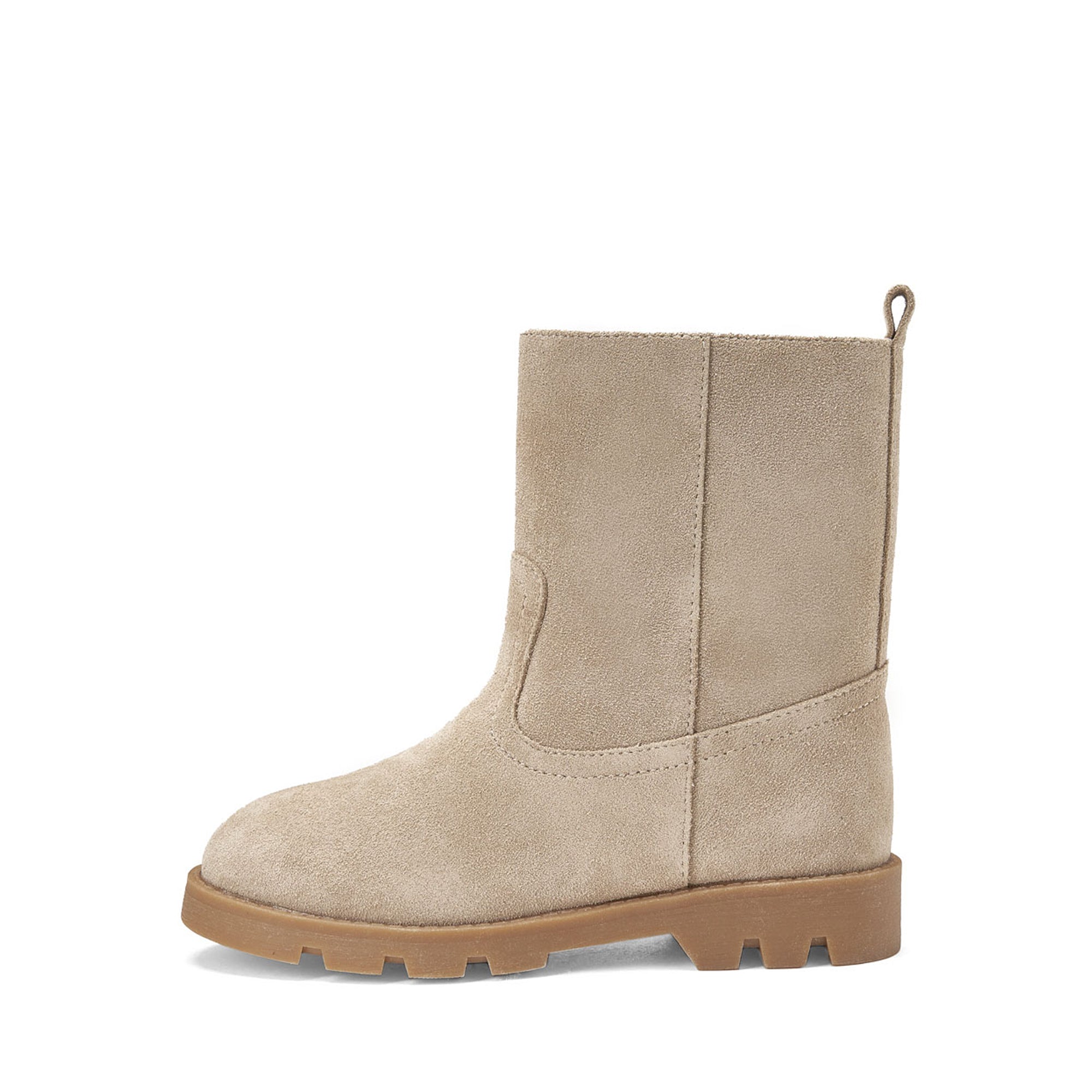 Сапожки Carine Suede Light Beige