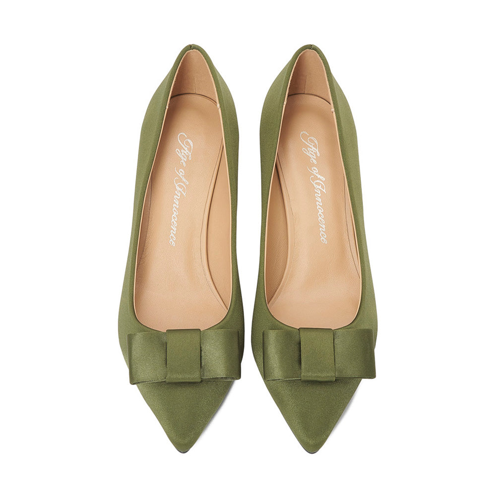 Туфли Jacqueline Satin Khaki