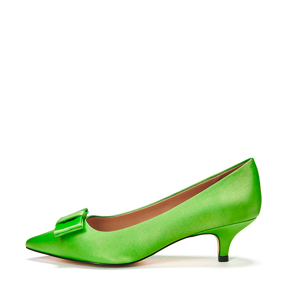 Туфли Jacqueline Satin Green
