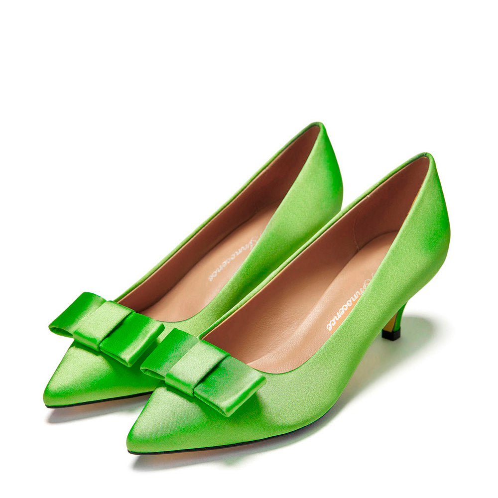 Туфли Jacqueline Satin Green