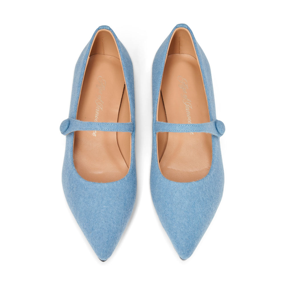 Туфли Thea Wool Blue