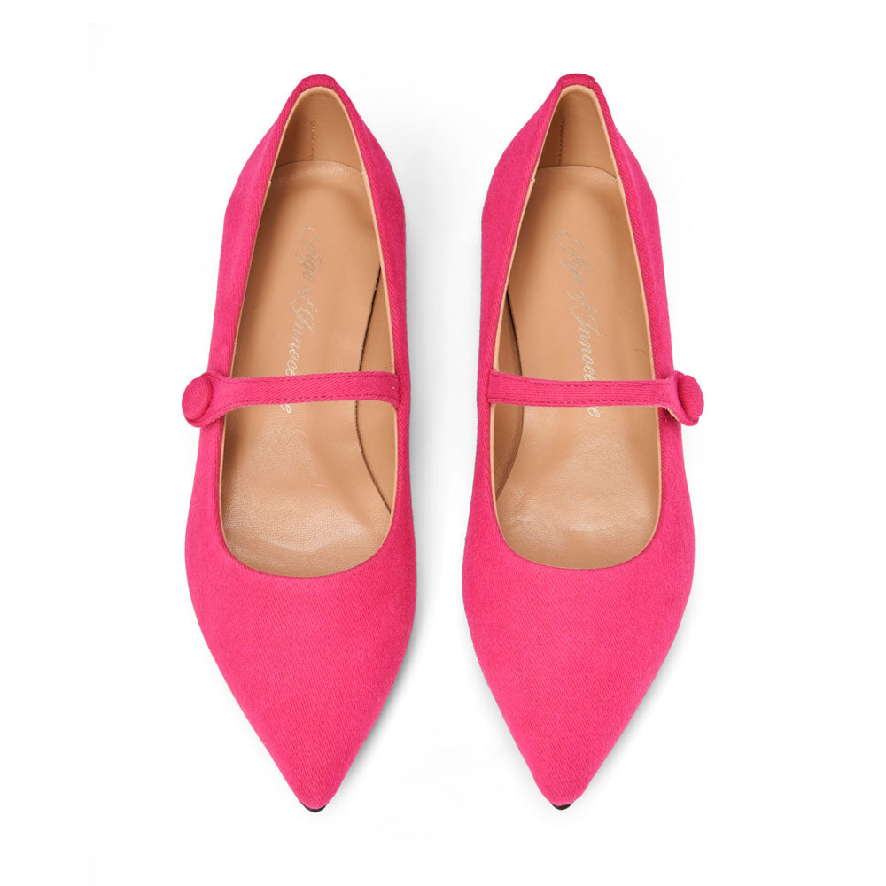 Туфли Thea Wool Fuchsia