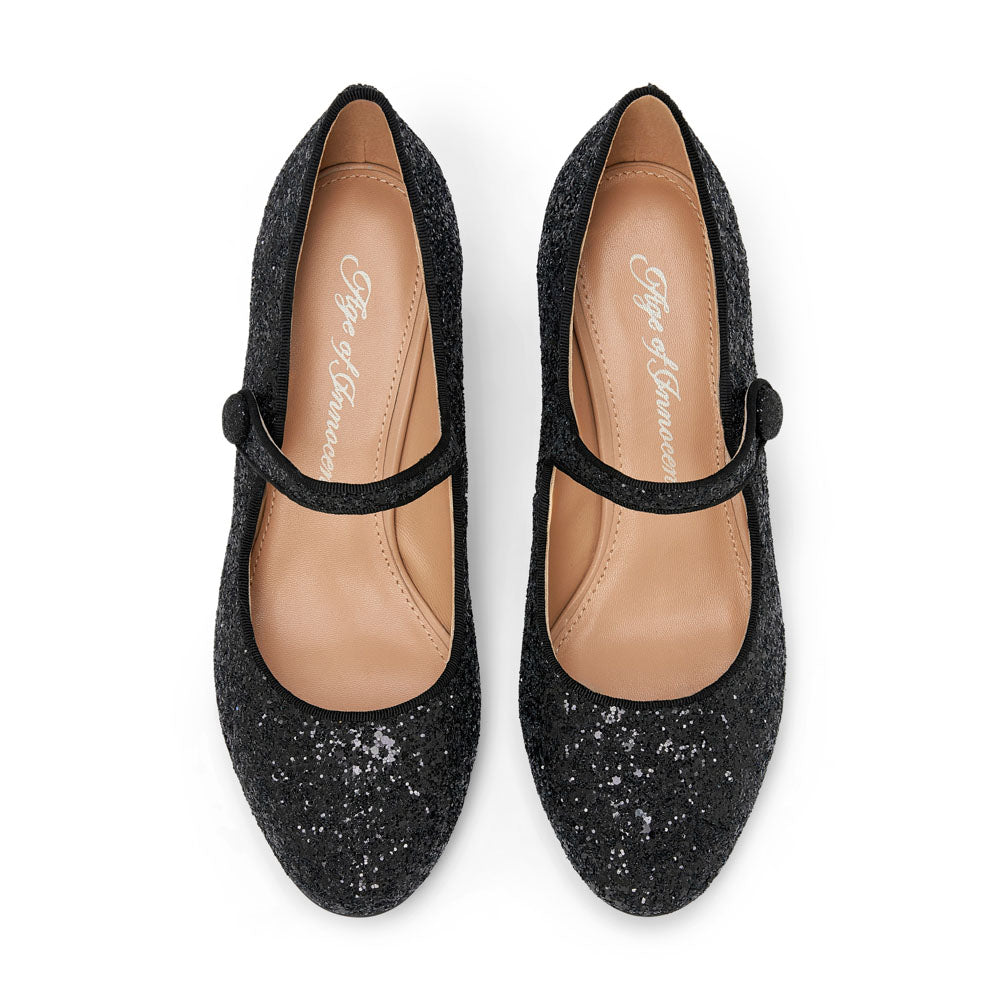 Туфли Gemma Glitter Black