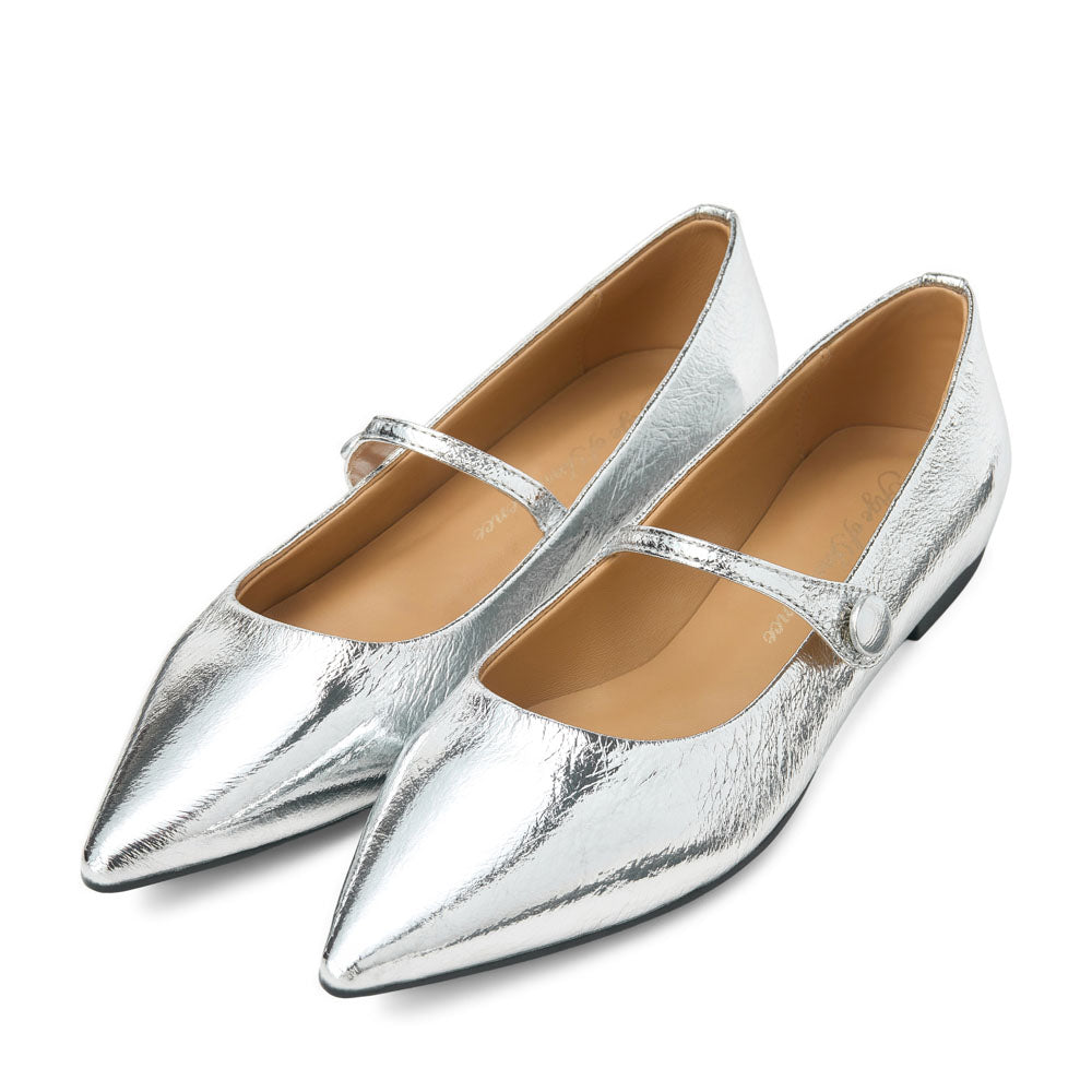 Туфли Thea Leather Silver