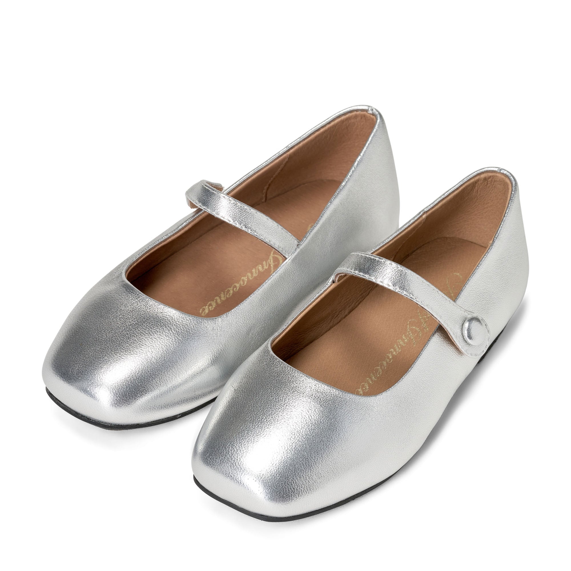 Туфли Chloe Leather Silver