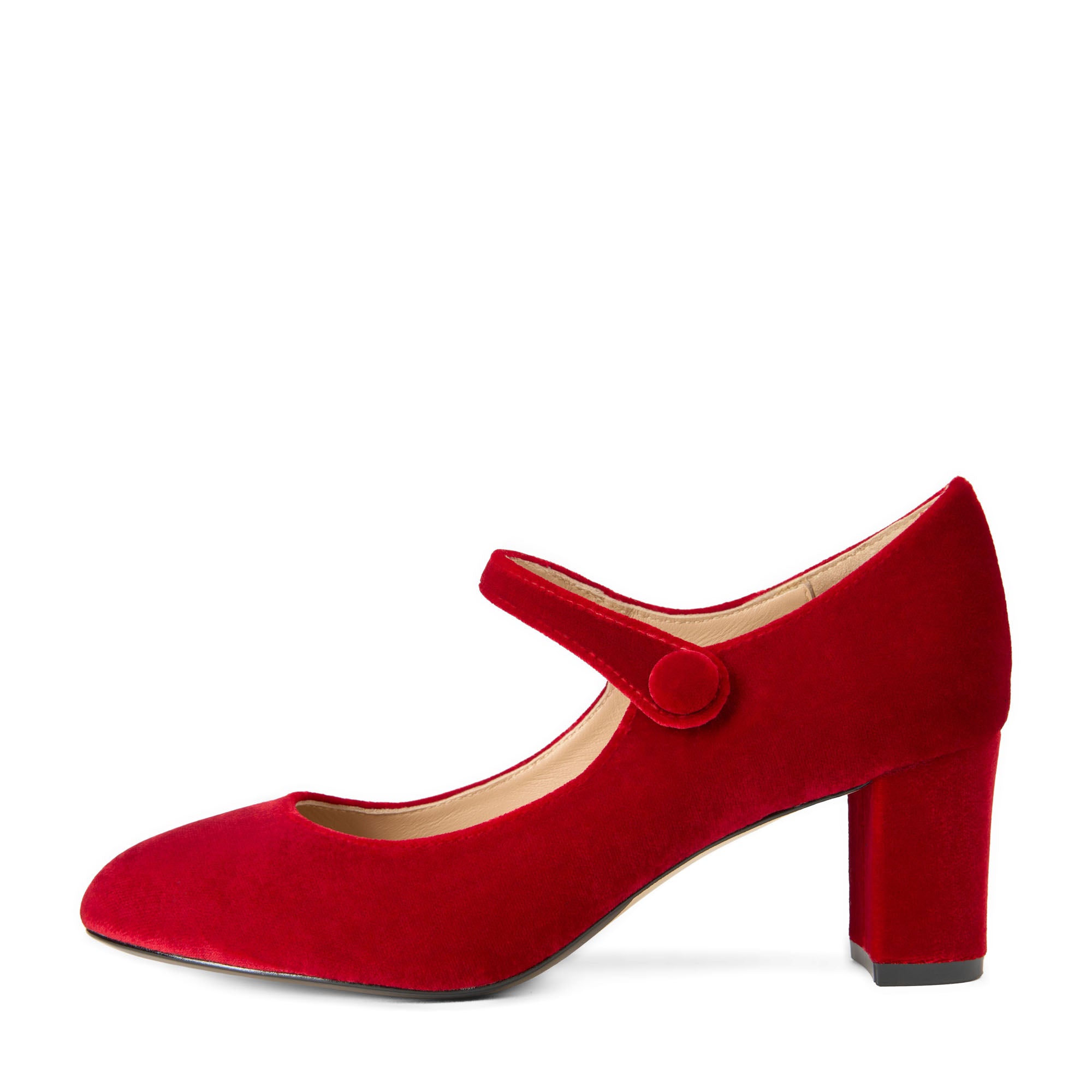 Туфли Gemma Velvet Red
