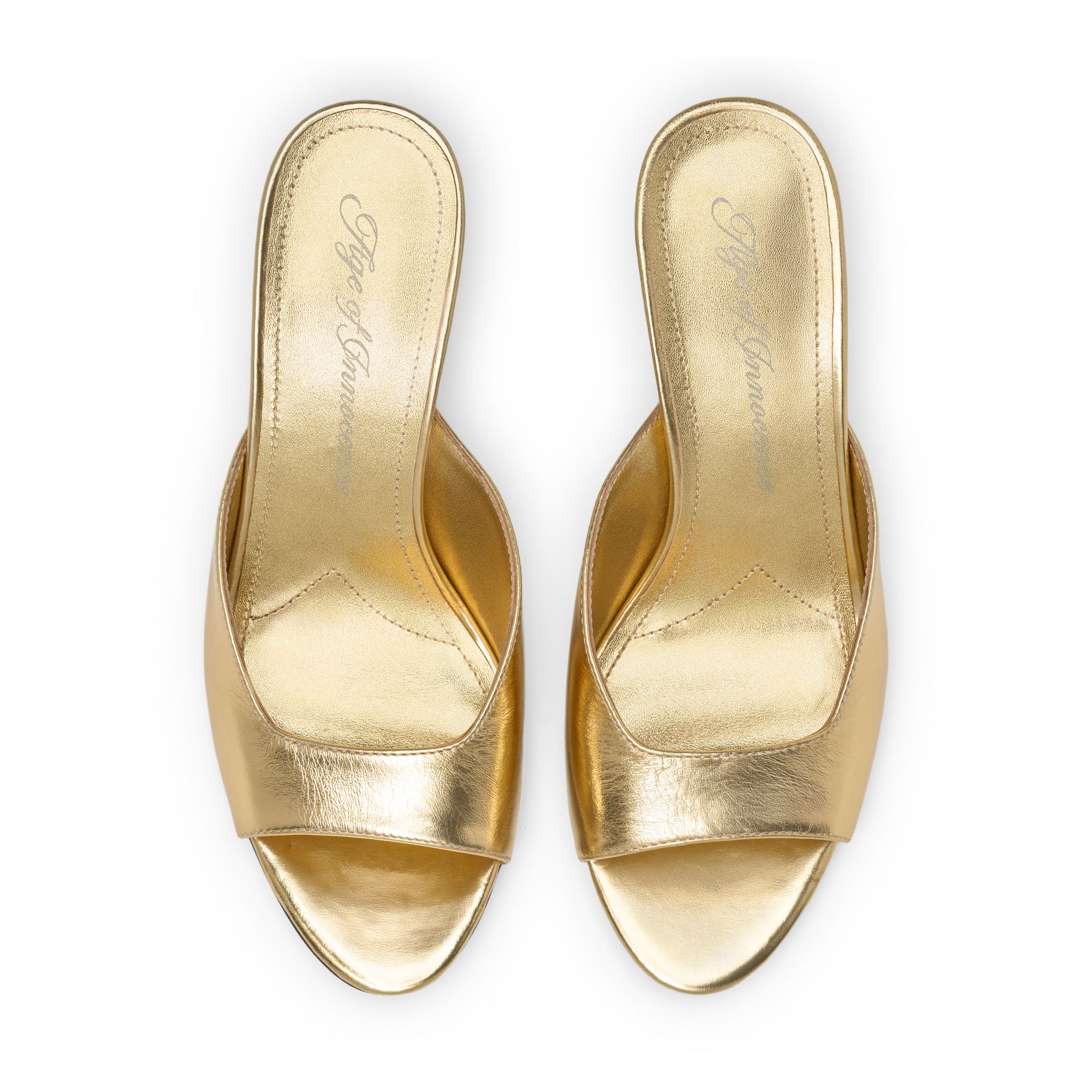 Мюли Felicity Leather Gold