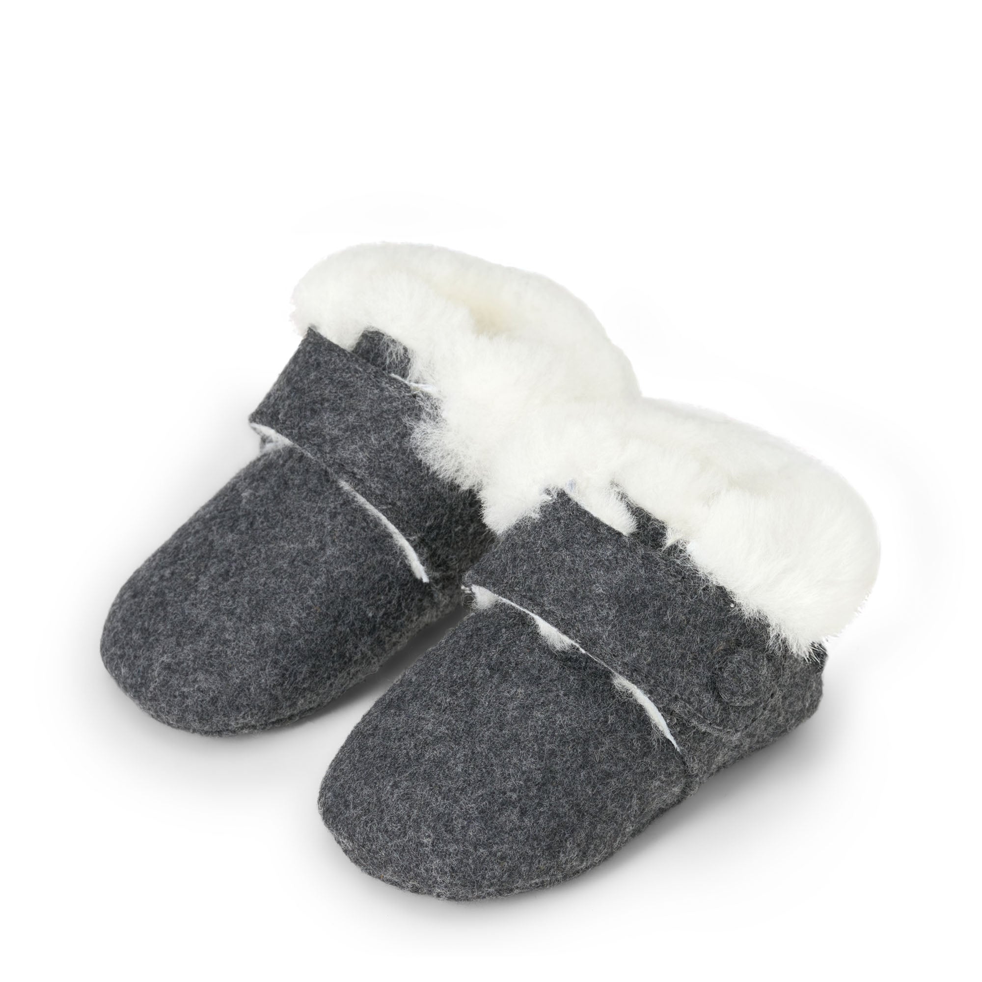 Пинетки MiniMuni Wool Dark Grey