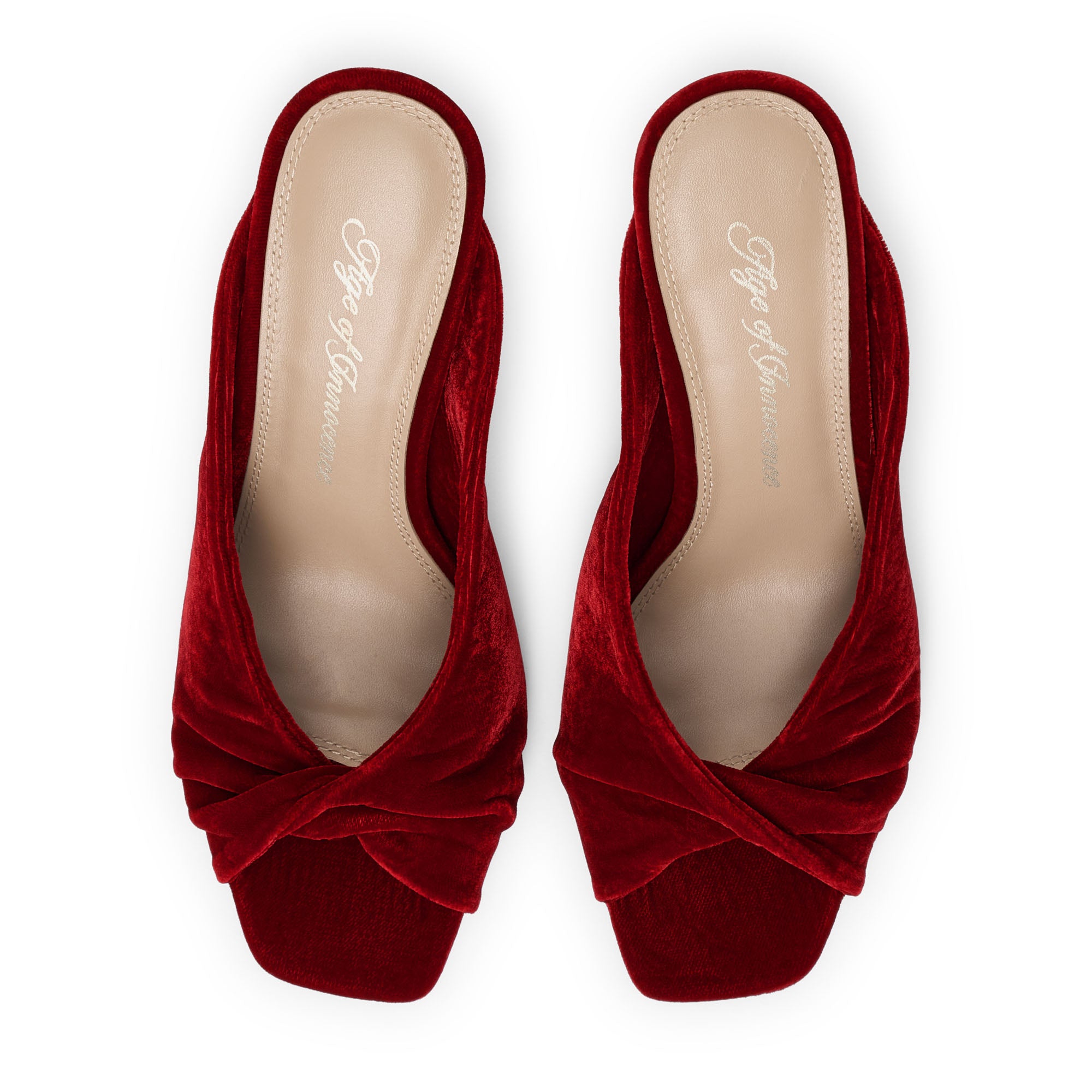 Мюли Patti Velvet Red