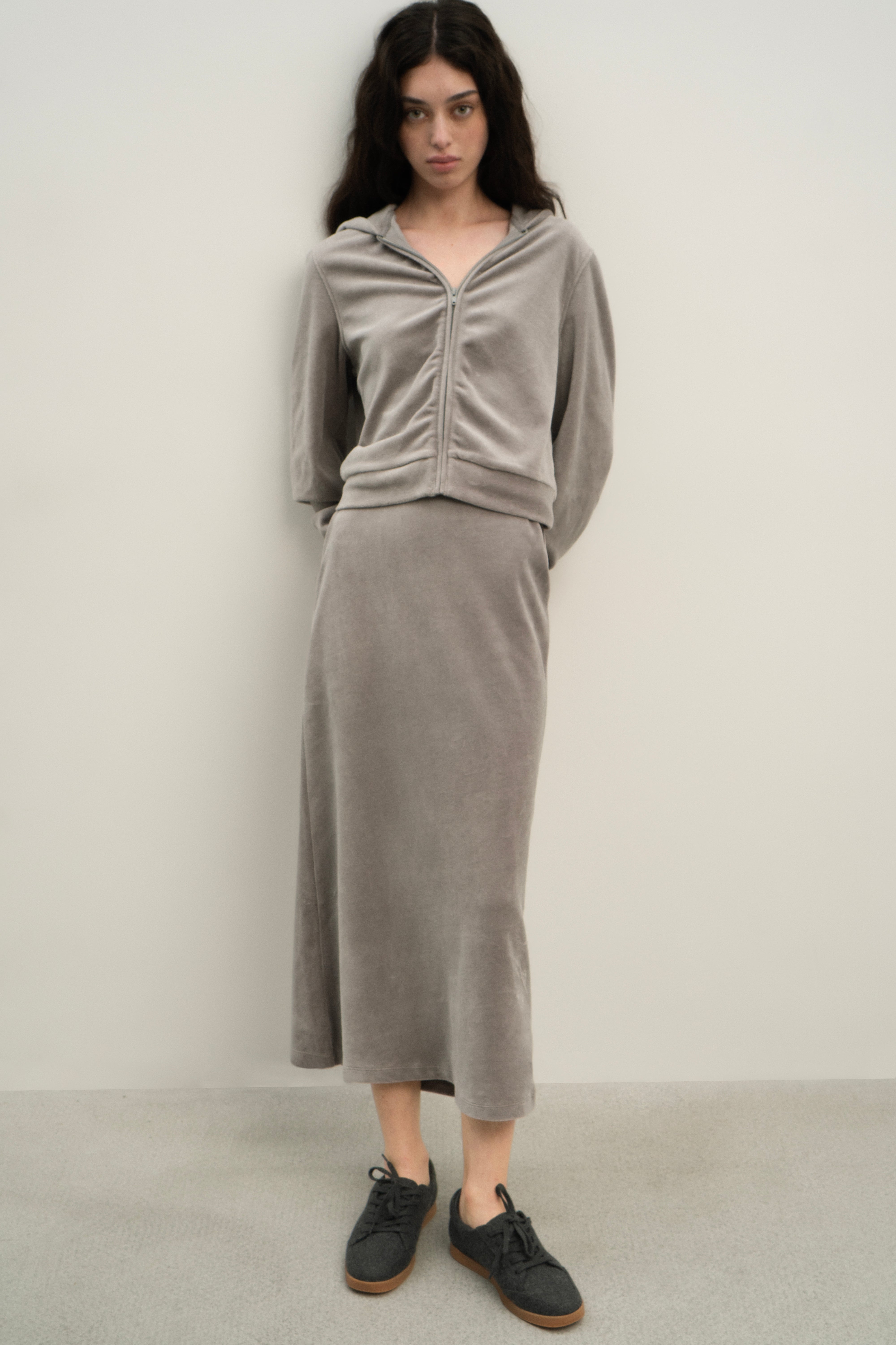 Кеды Nara Wool Grey