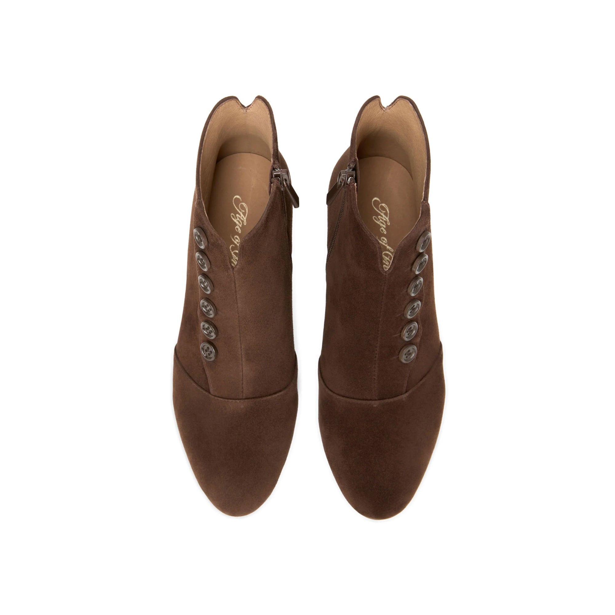 Ботильоны Constance Suede Brown