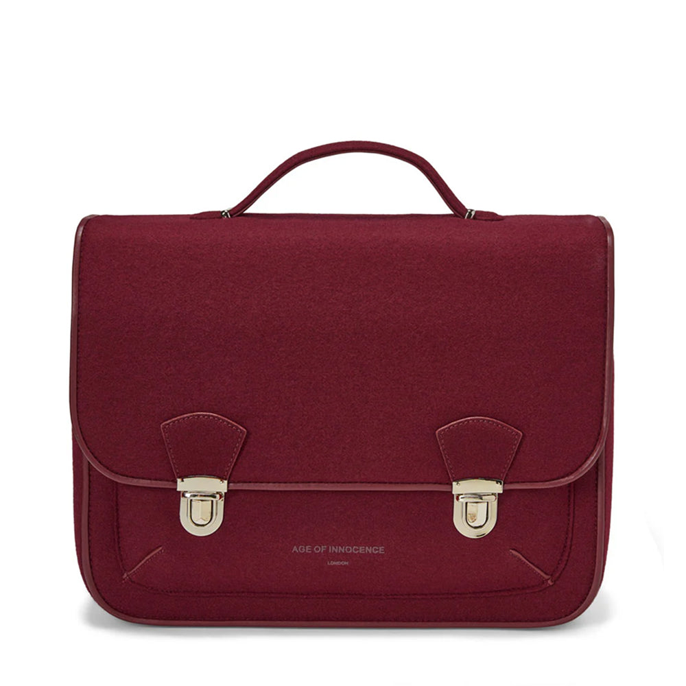 Портфель Boston Wool Burgundy