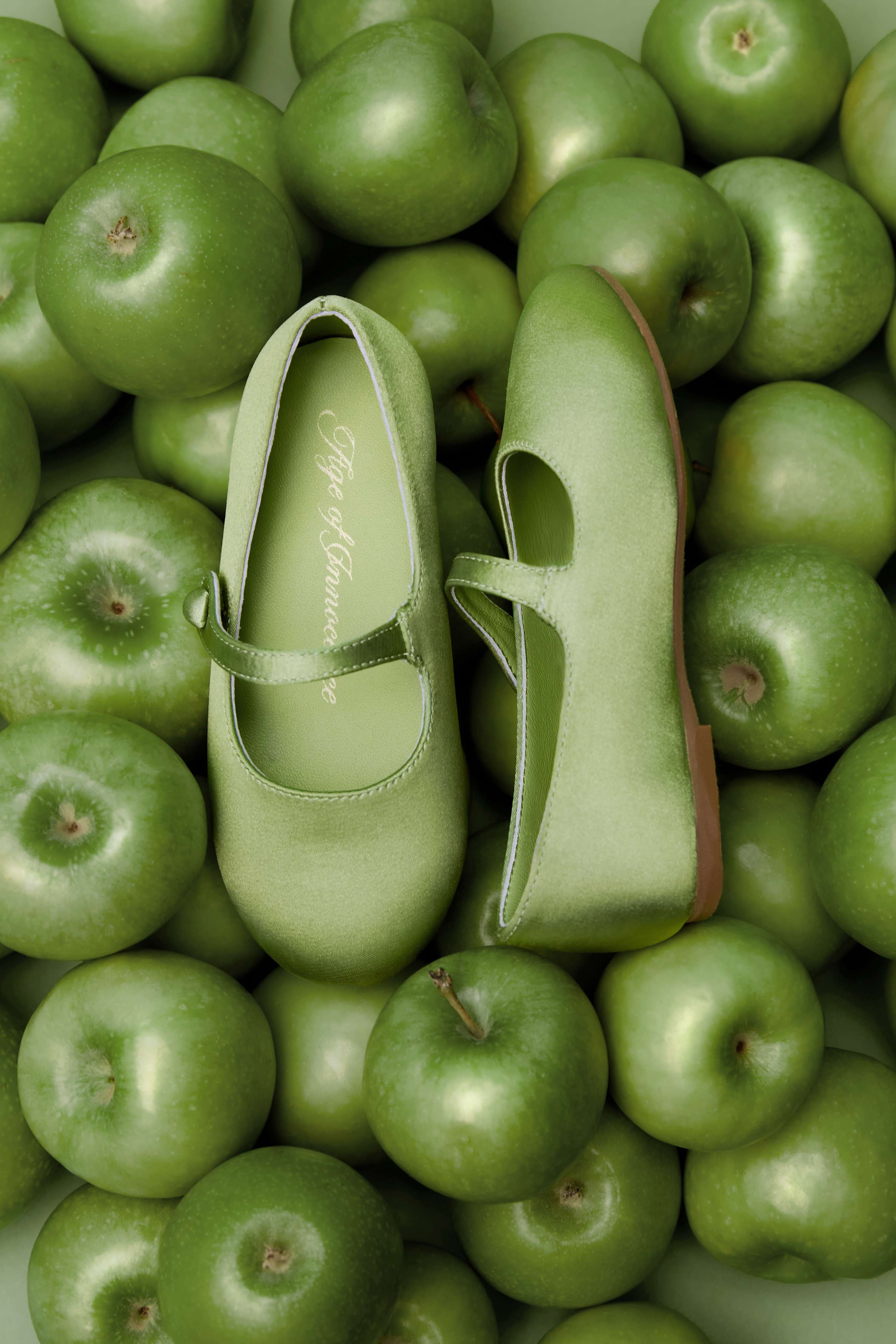 Туфли Elin Satin Green