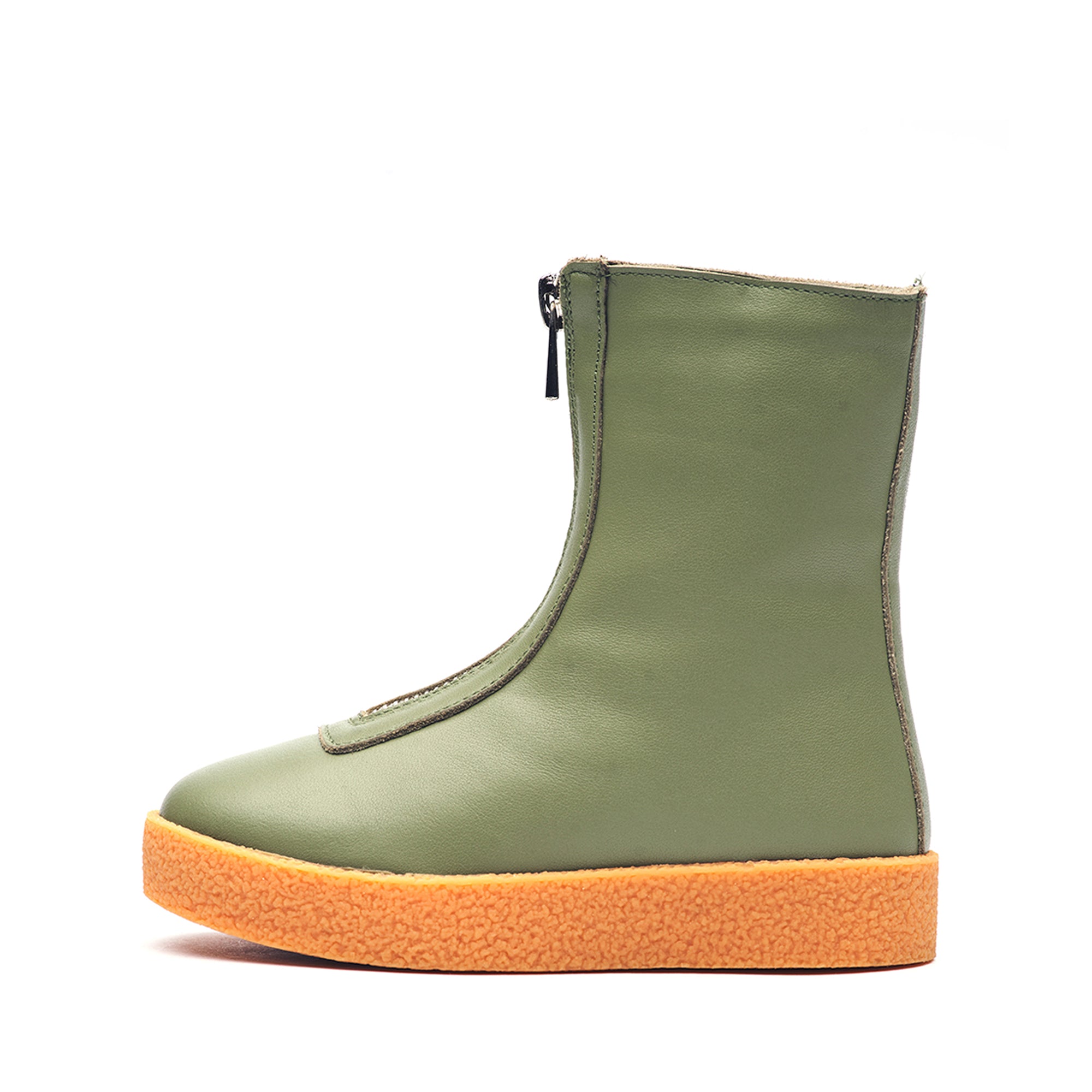 Сапожки Leah Leather High Khaki