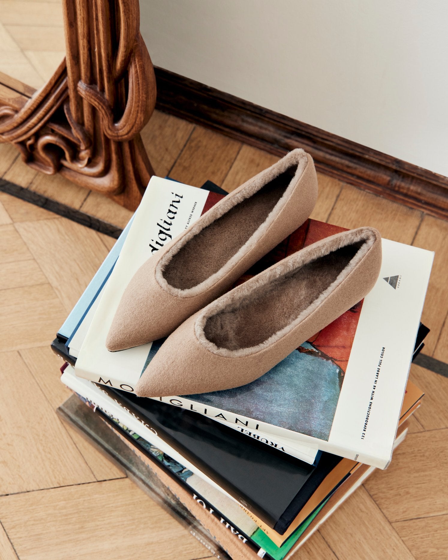 Туфли Anais Wool Beige