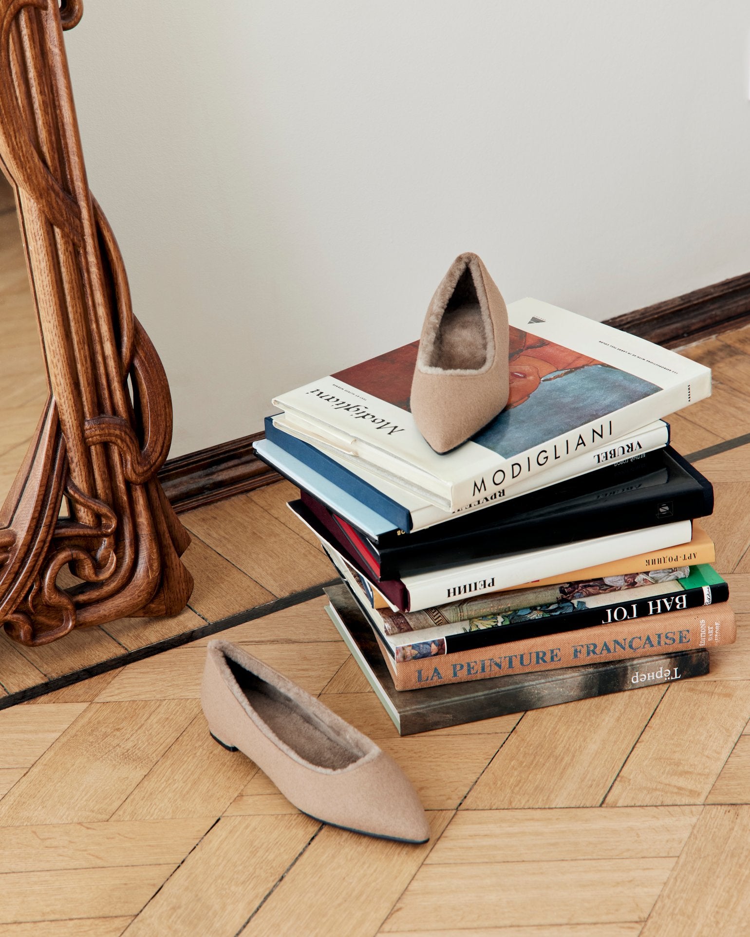 Туфли Anais Wool Beige