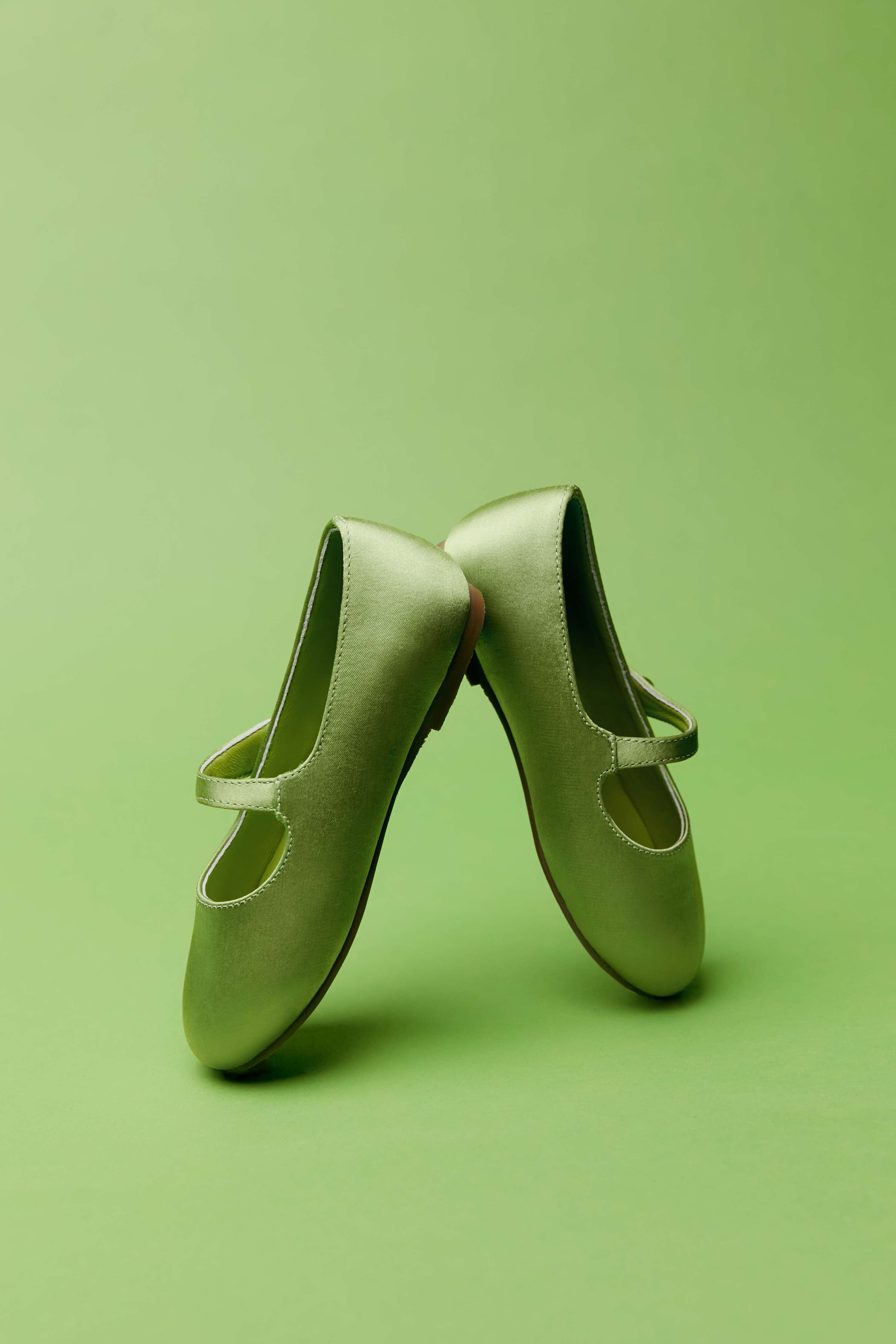 Туфли Elin Satin Green