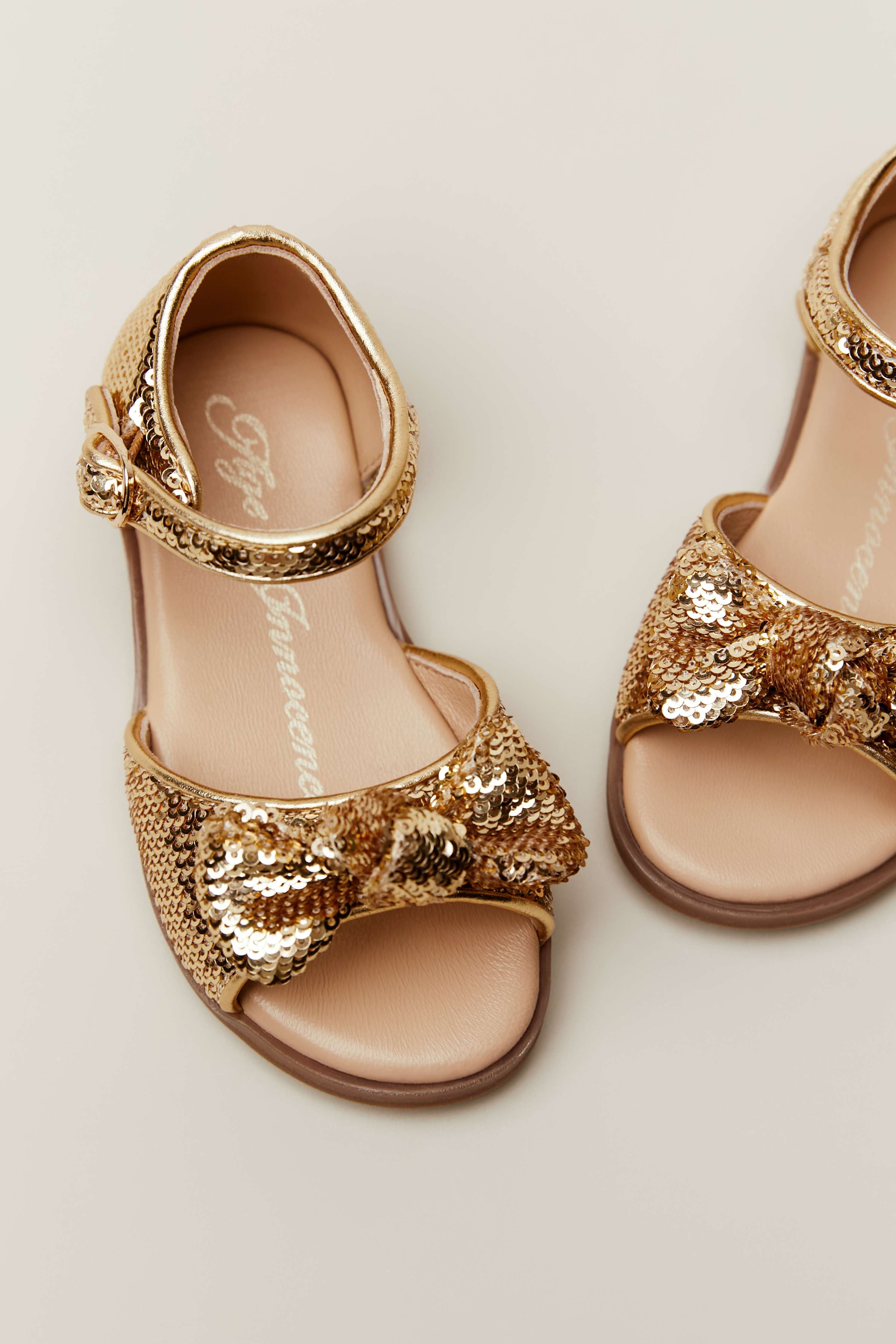 Сандалии Margo Sequins Gold