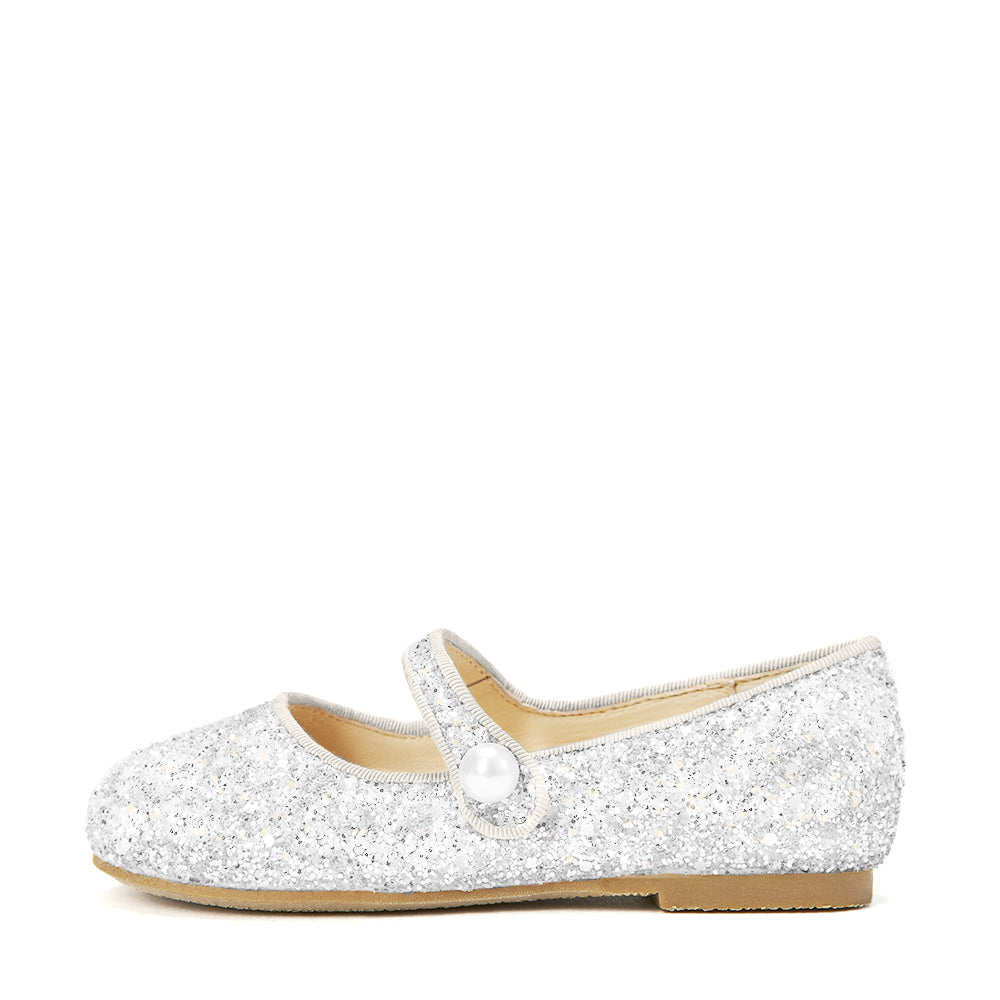 Туфли Elin Glitter White