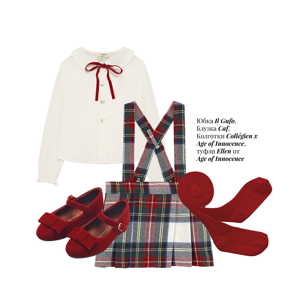 Туфли Ellen Velvet Red