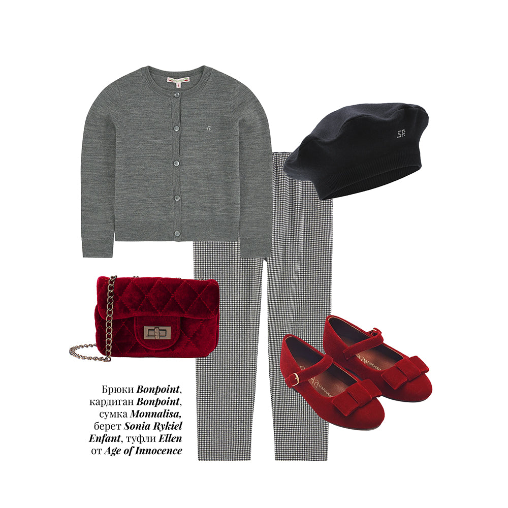 Туфли Ellen Velvet Red