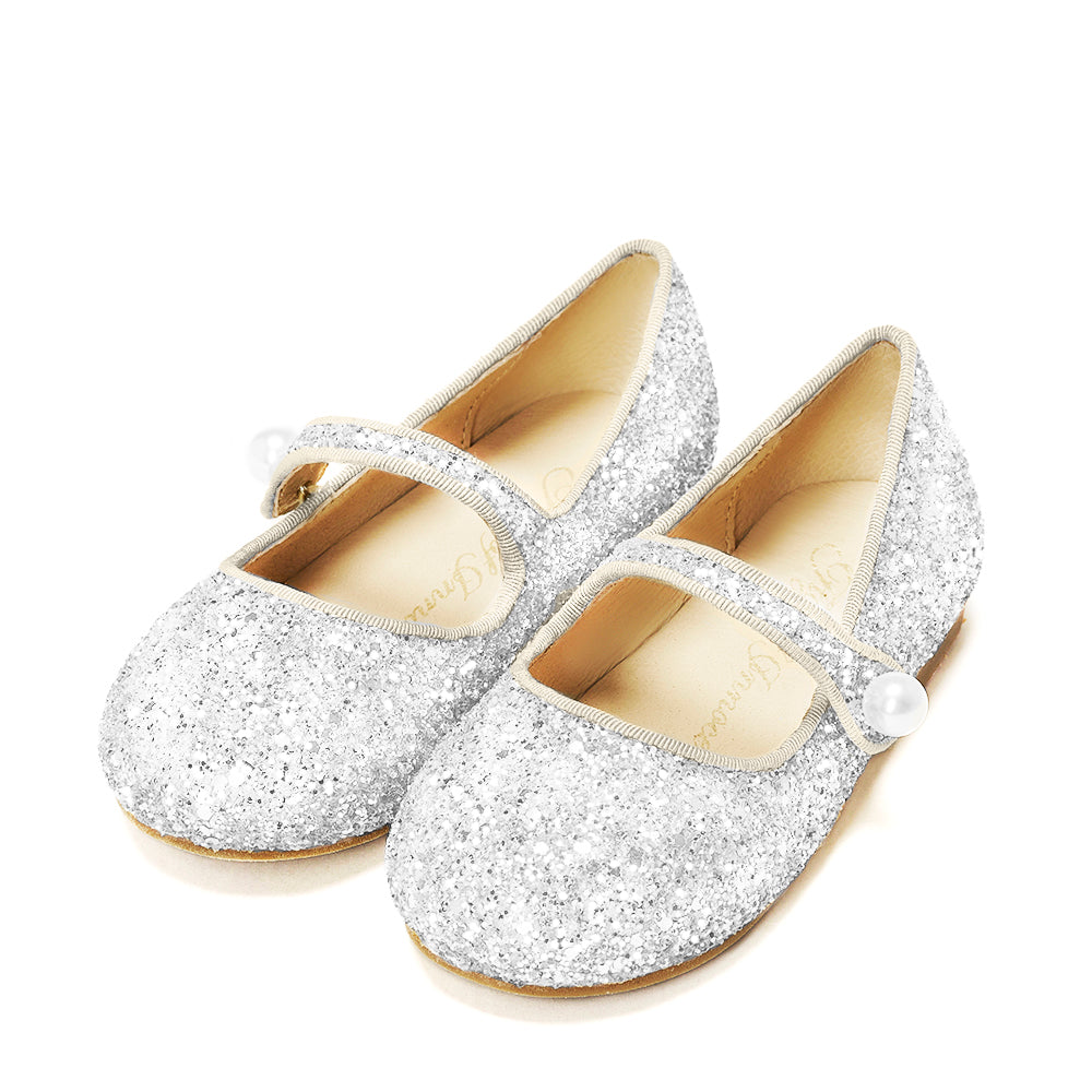 Туфли Elin Glitter White