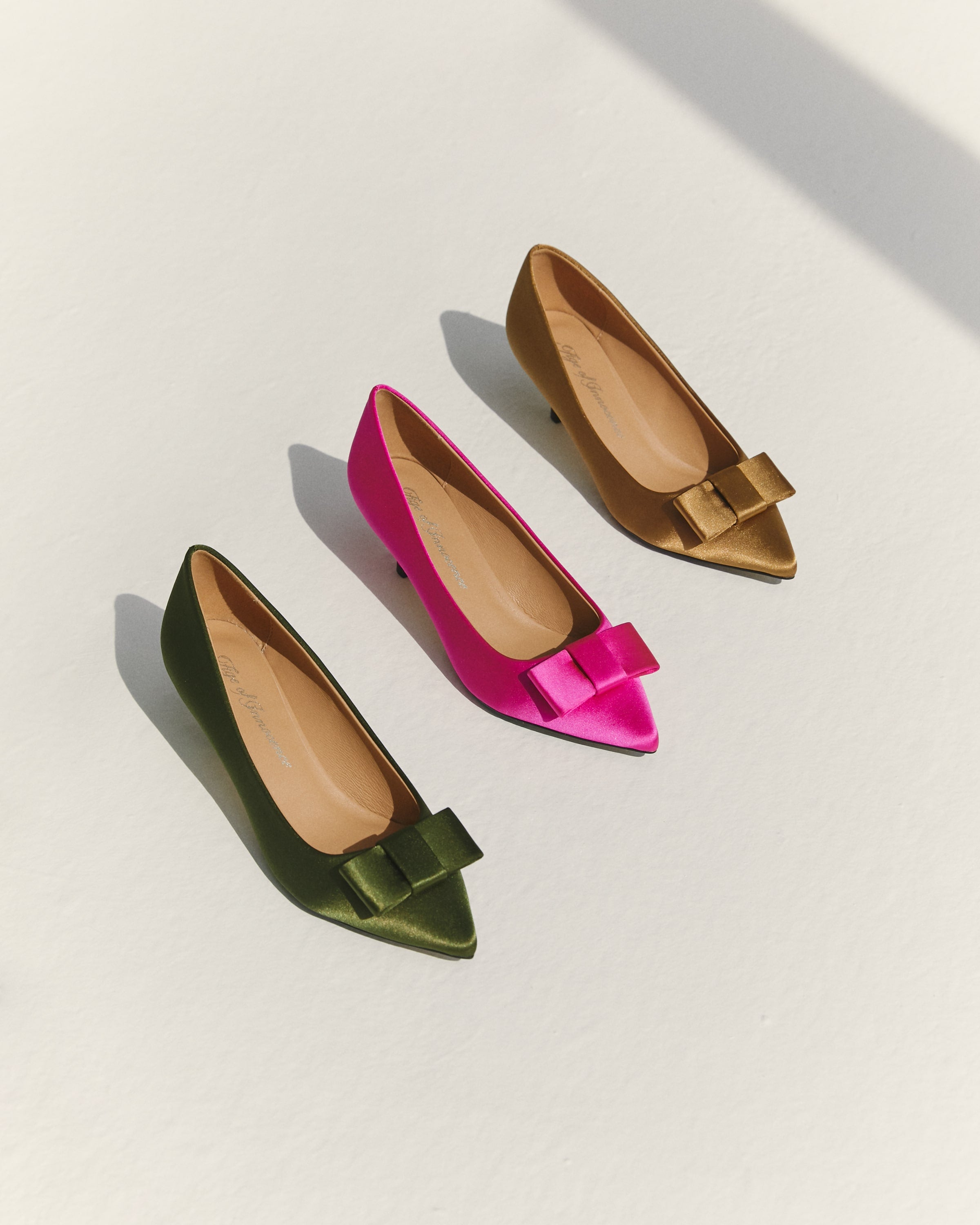 Туфли Jacqueline Satin Khaki