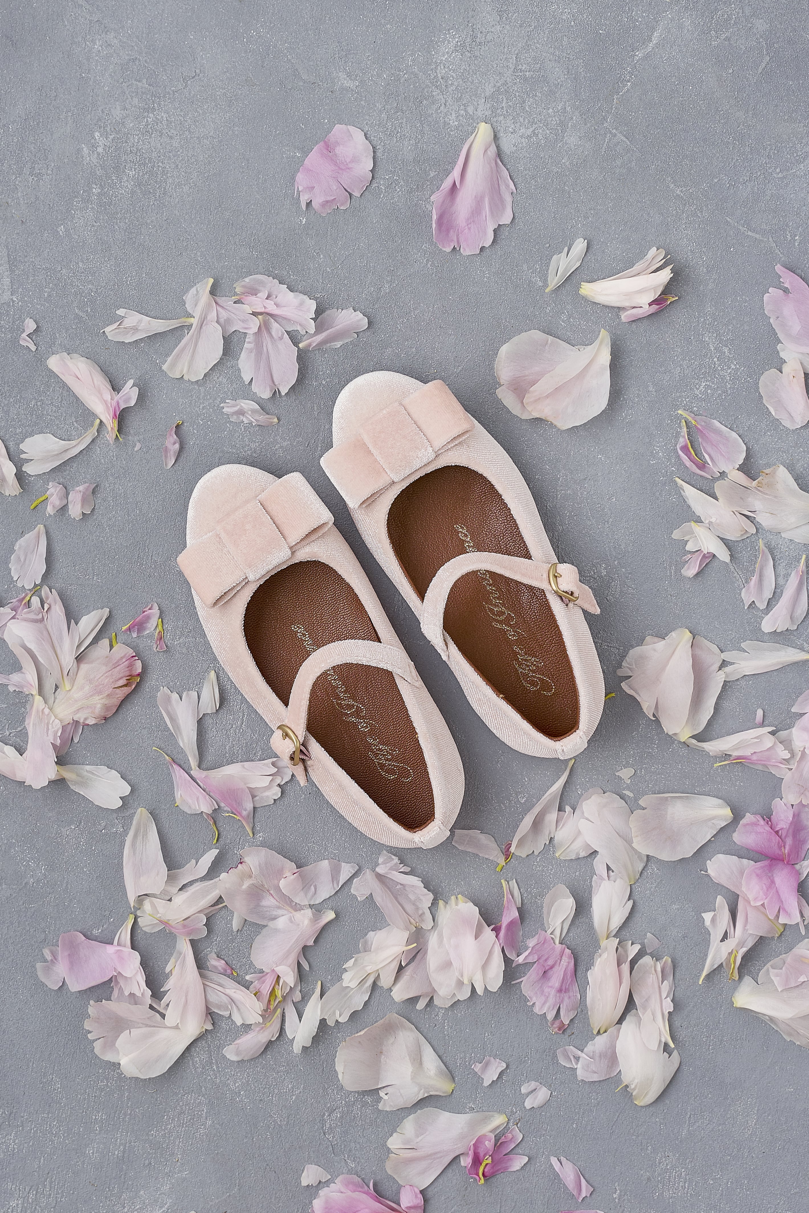 Туфли Ellen Velvet Pink