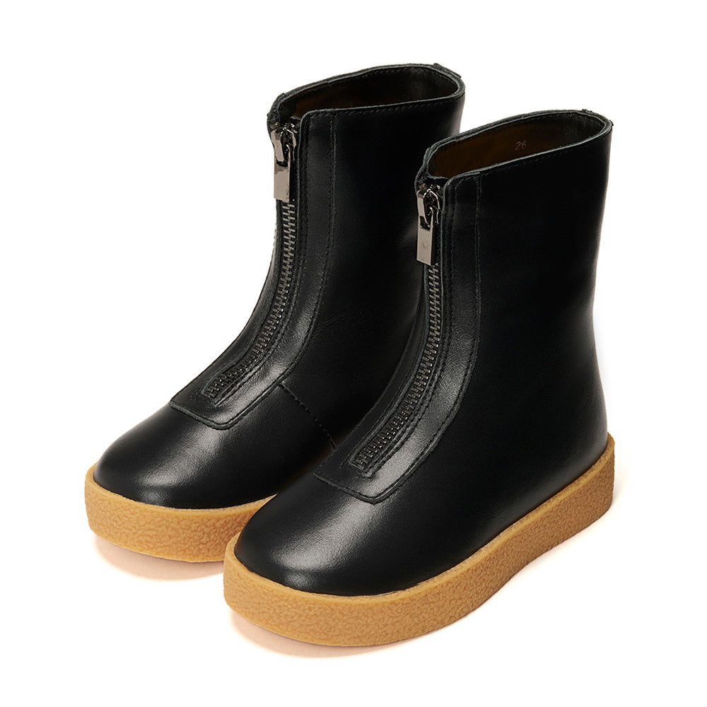 Сапожки Leah Leather High Black