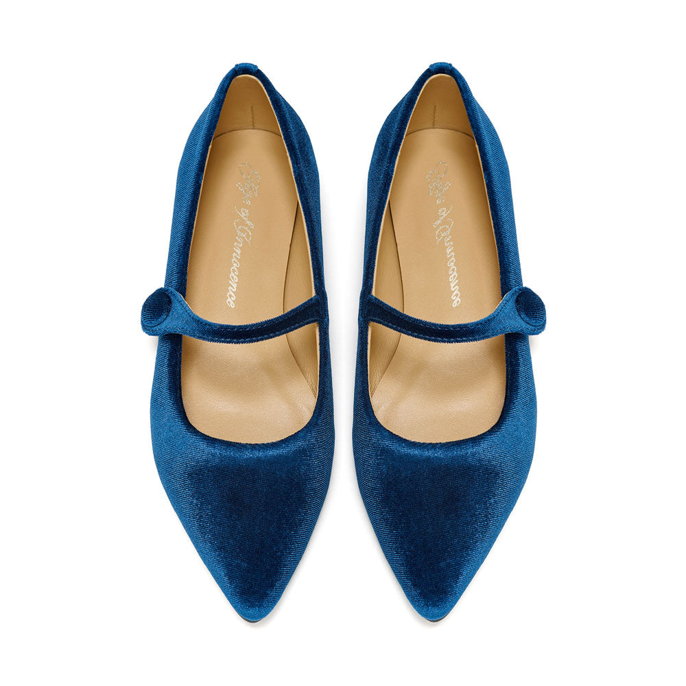 Туфли Thea Velvet Navy