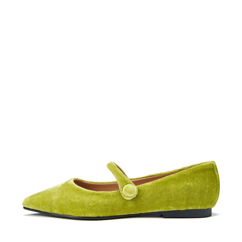 Туфли Thea Velvet Light Green