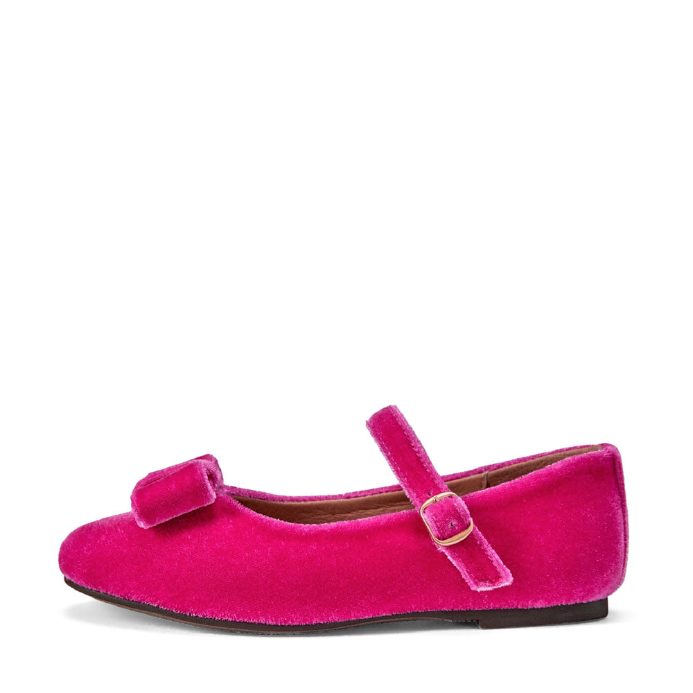 Туфли Ellen Velvet Fuchsia
