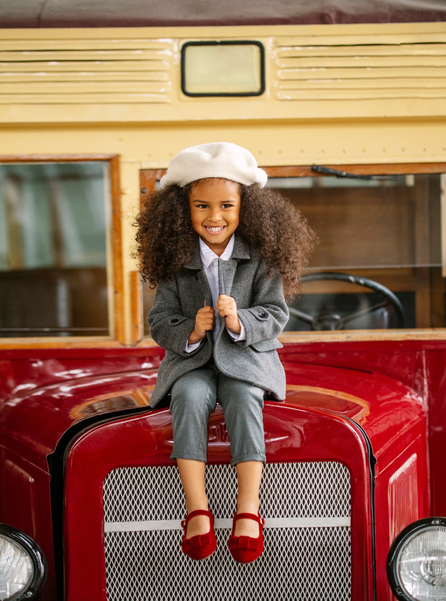 Туфли Ellen Velvet Red