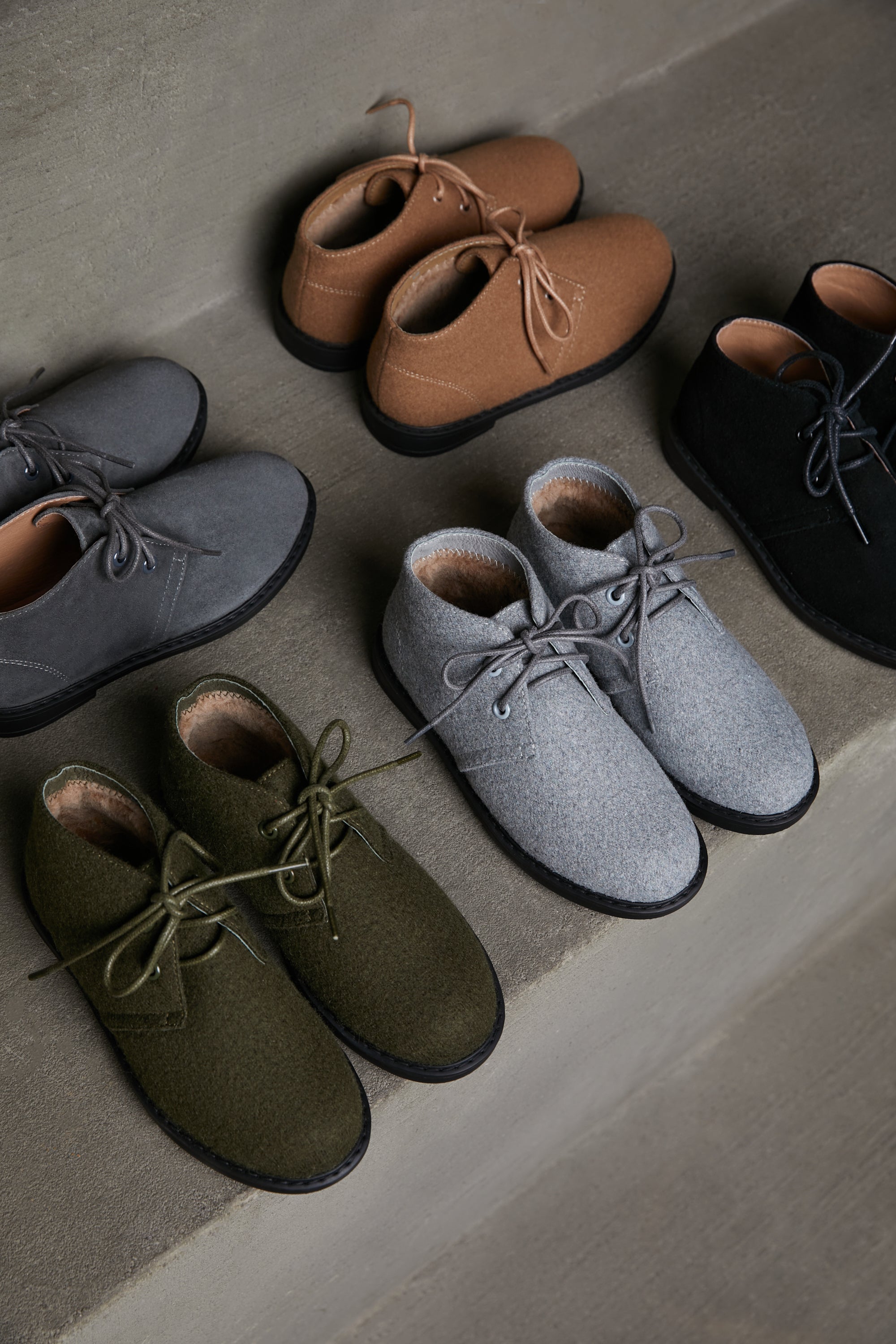 Ботинки Hugh Wool Khaki