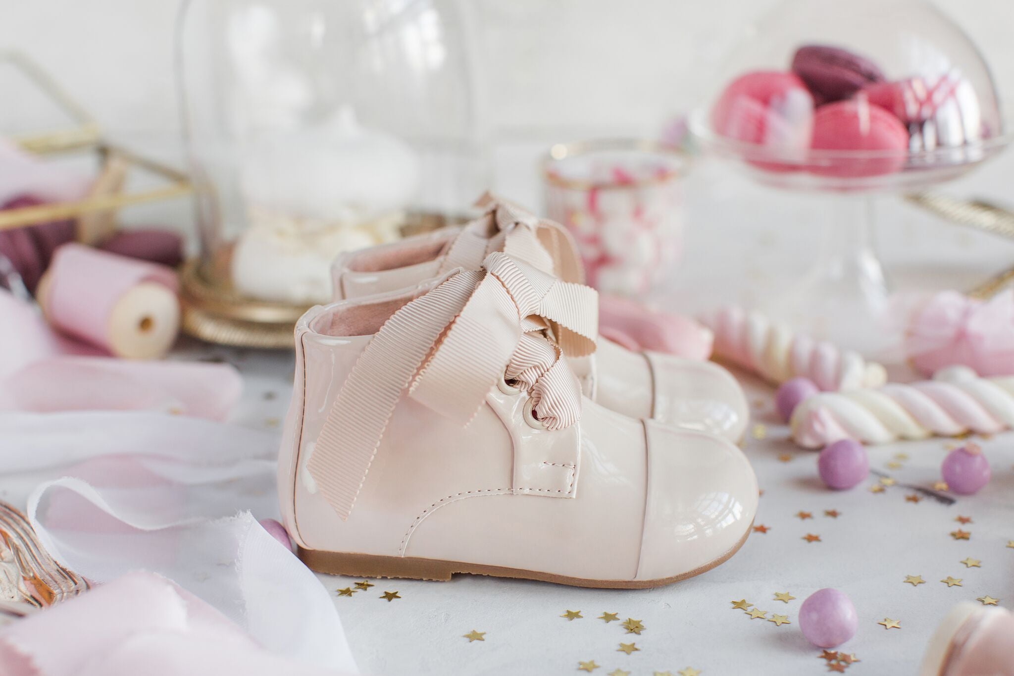 Ботинки Jane PU Pink