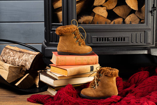 3 зимних образа с уютными и тёплыми ботиночками Amy