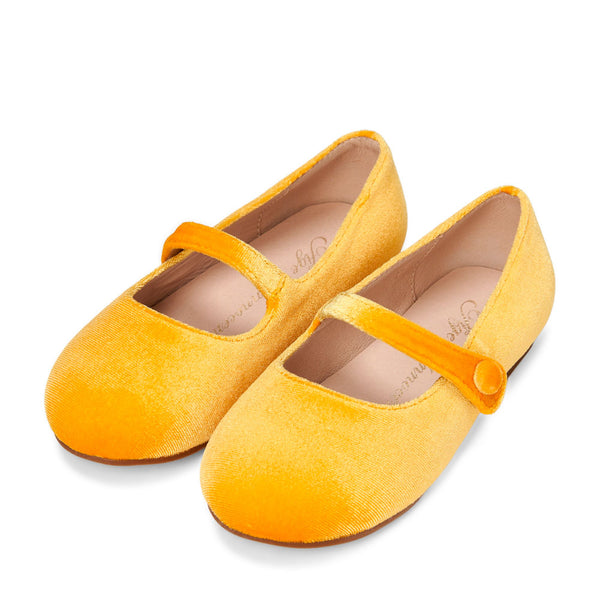 Туфли Elin Velvet Yellow