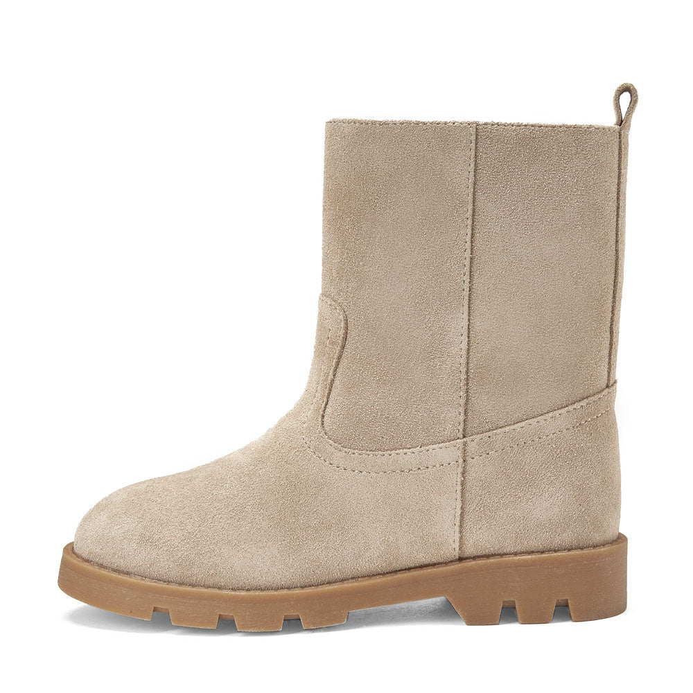 Сапожки Carine Suede Light Beige