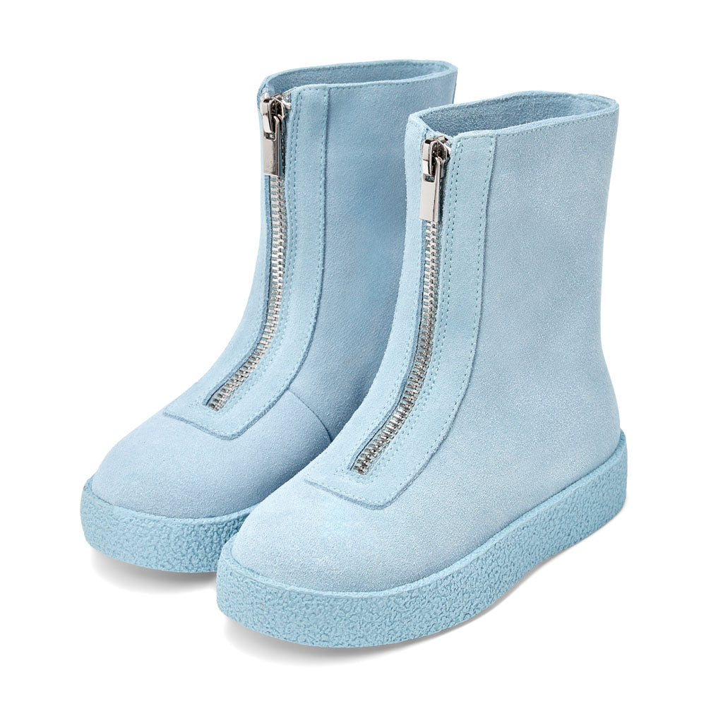 Сапожки Leah Suede High Blue