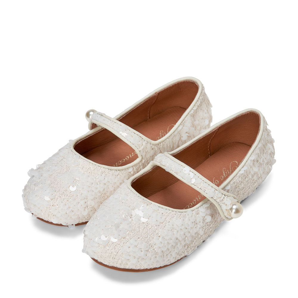 Туфли Elin Sequins 2.0 White